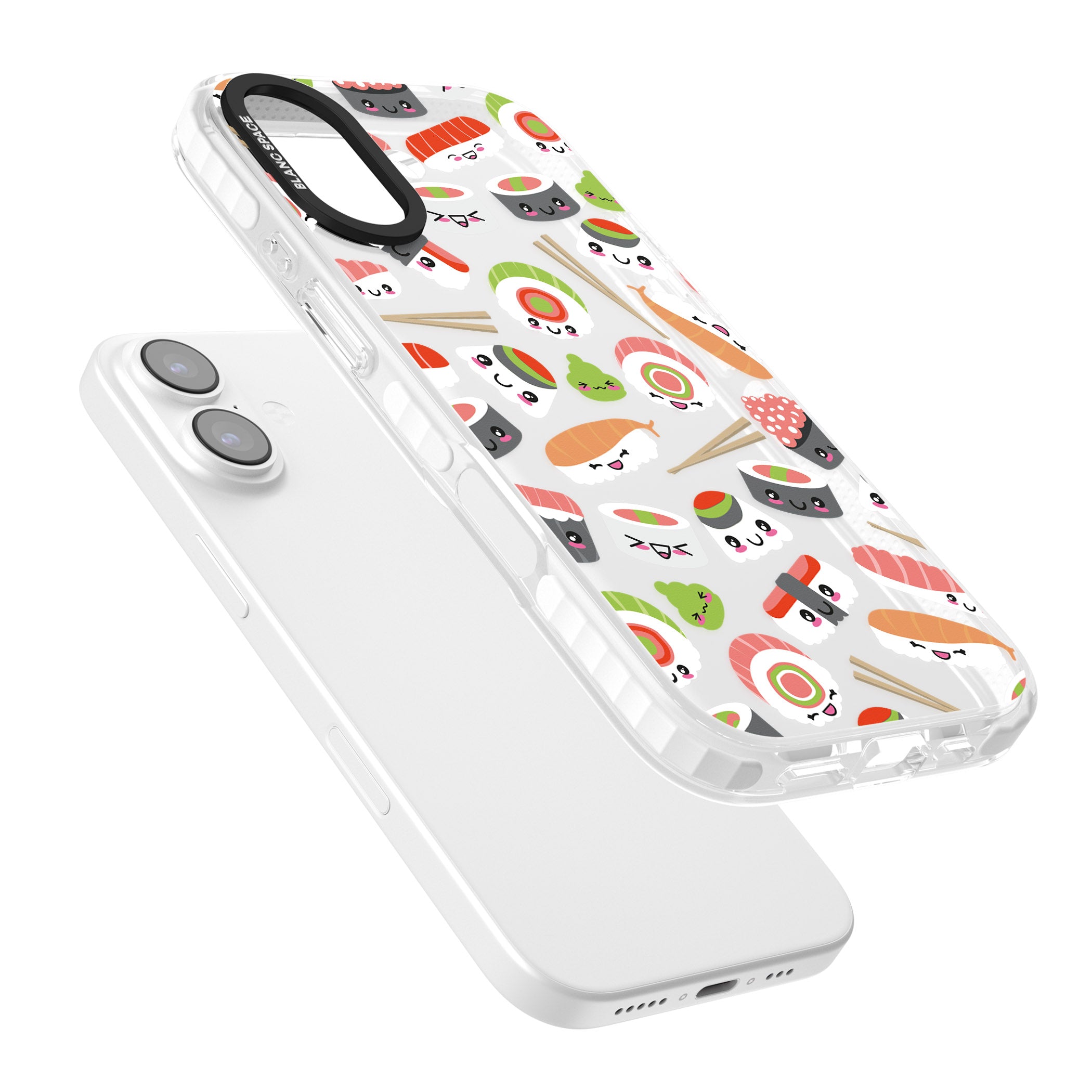 Kawaii Sushi Party iPhone 17 Impact Clear Phone Case Colours