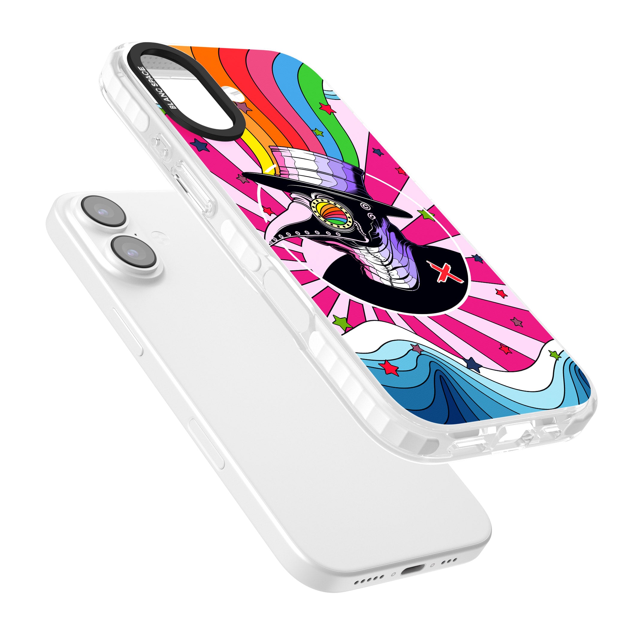 Plague Doctor Passion iPhone 17 Impact Clear Phone Case Colours