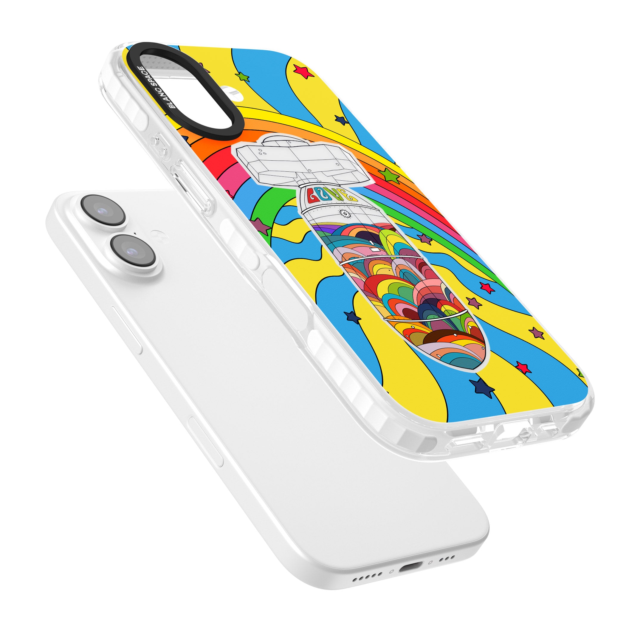 Love Bomb iPhone 17 Impact Clear Phone Case Colours
