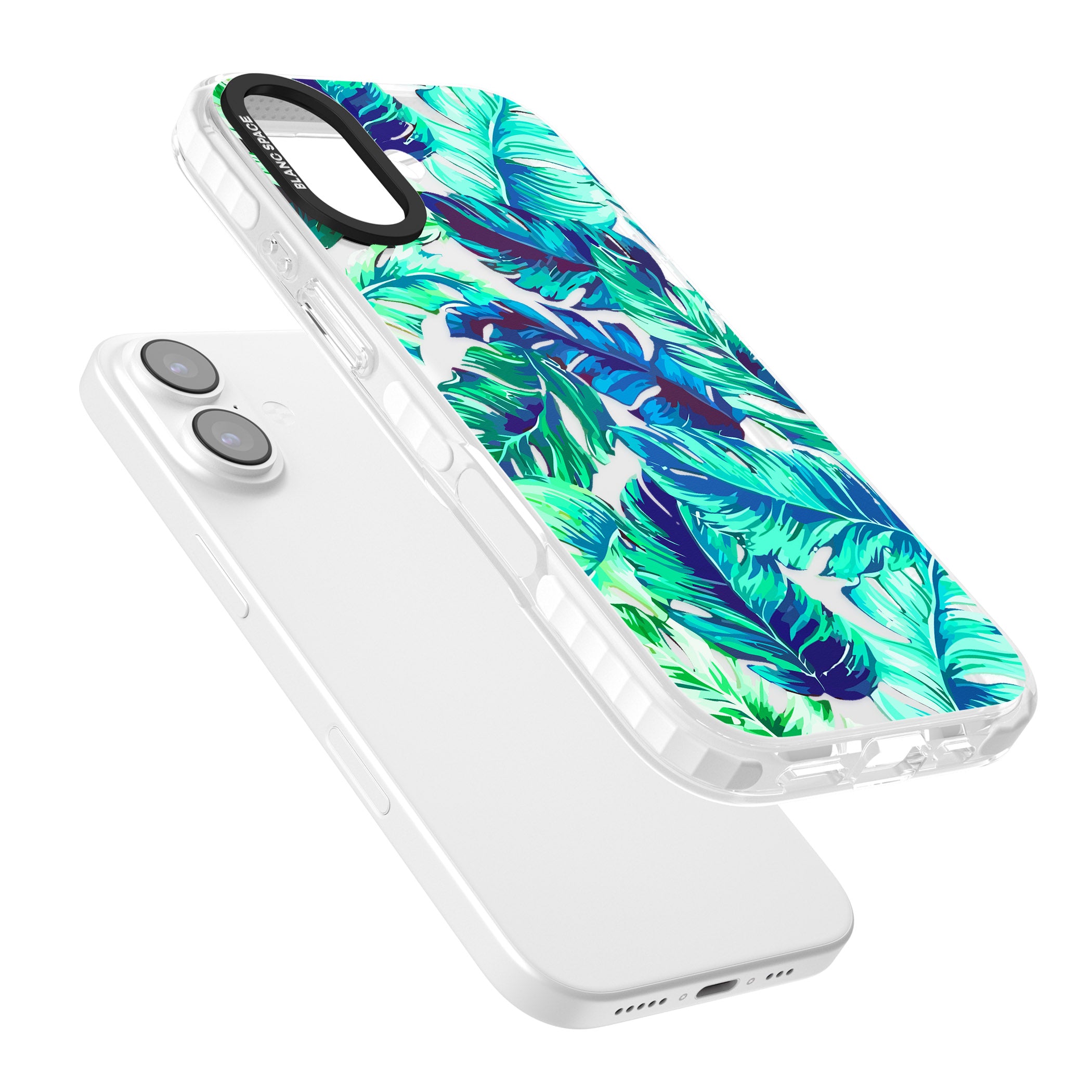 Tropical Palms iPhone 17 Impact Clear Phone Case Colours
