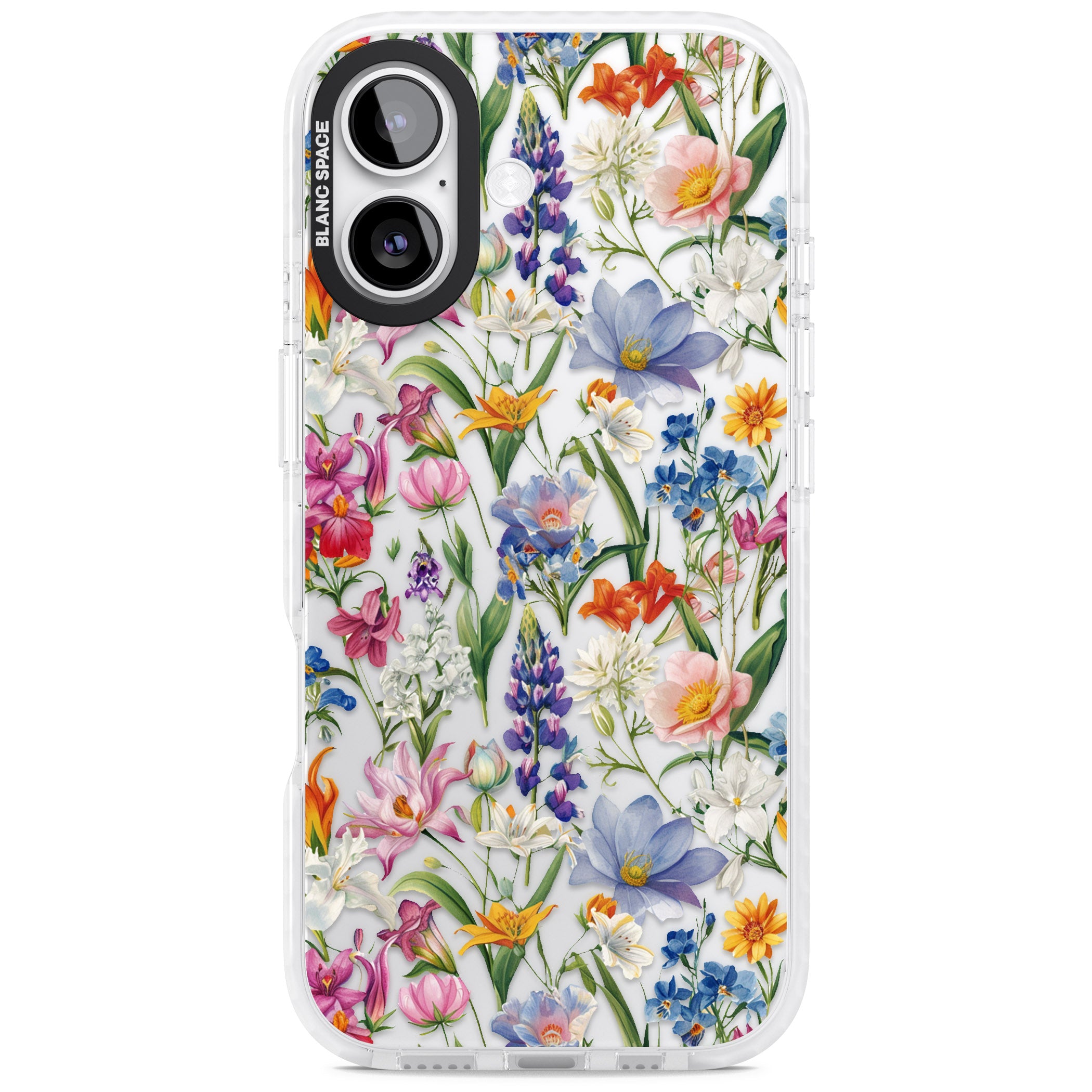Vintage Wildflowers iPhone 17 Impact Clear Phone Case