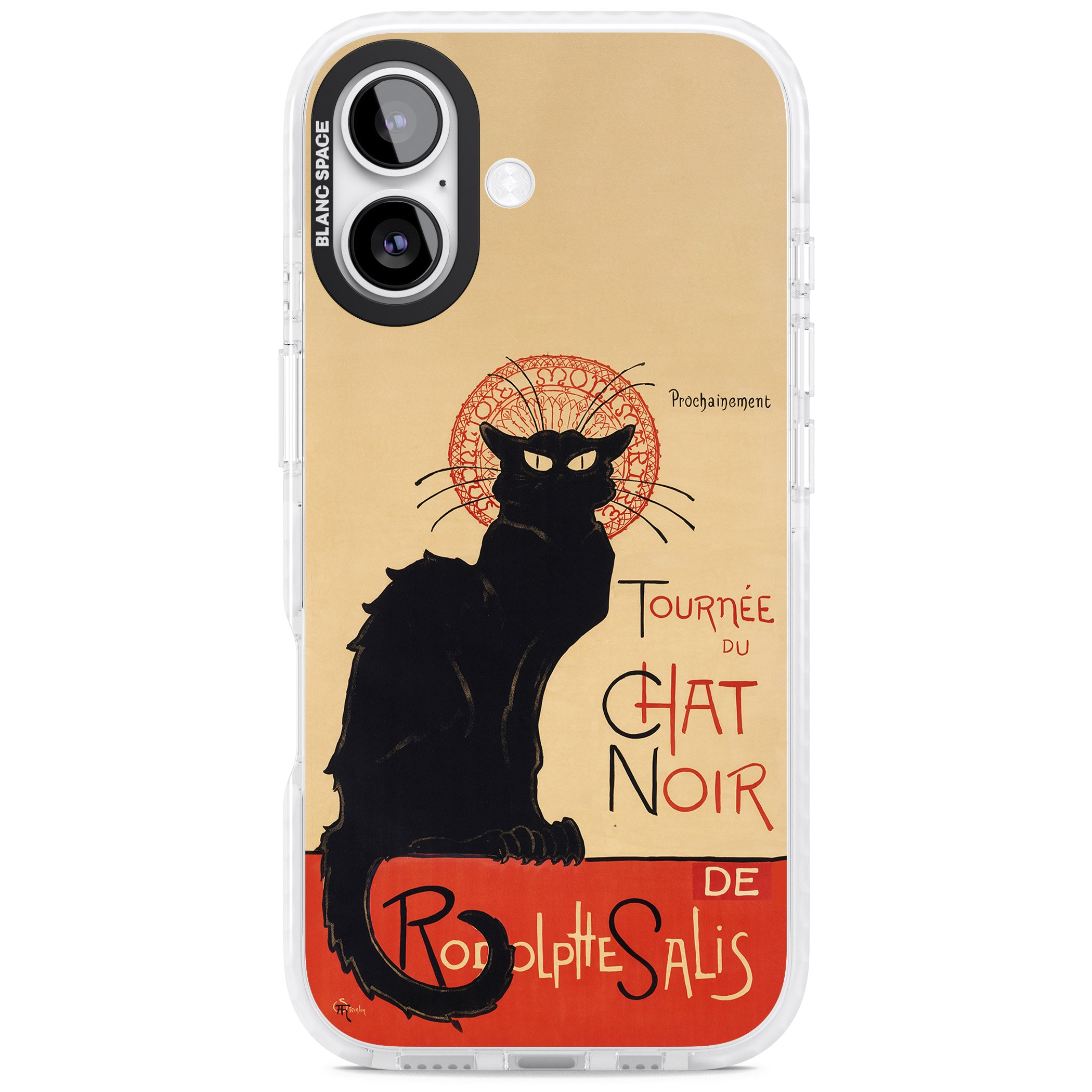 Tournee Du Chat Noir Poster iPhone 17 Impact Clear Phone Case