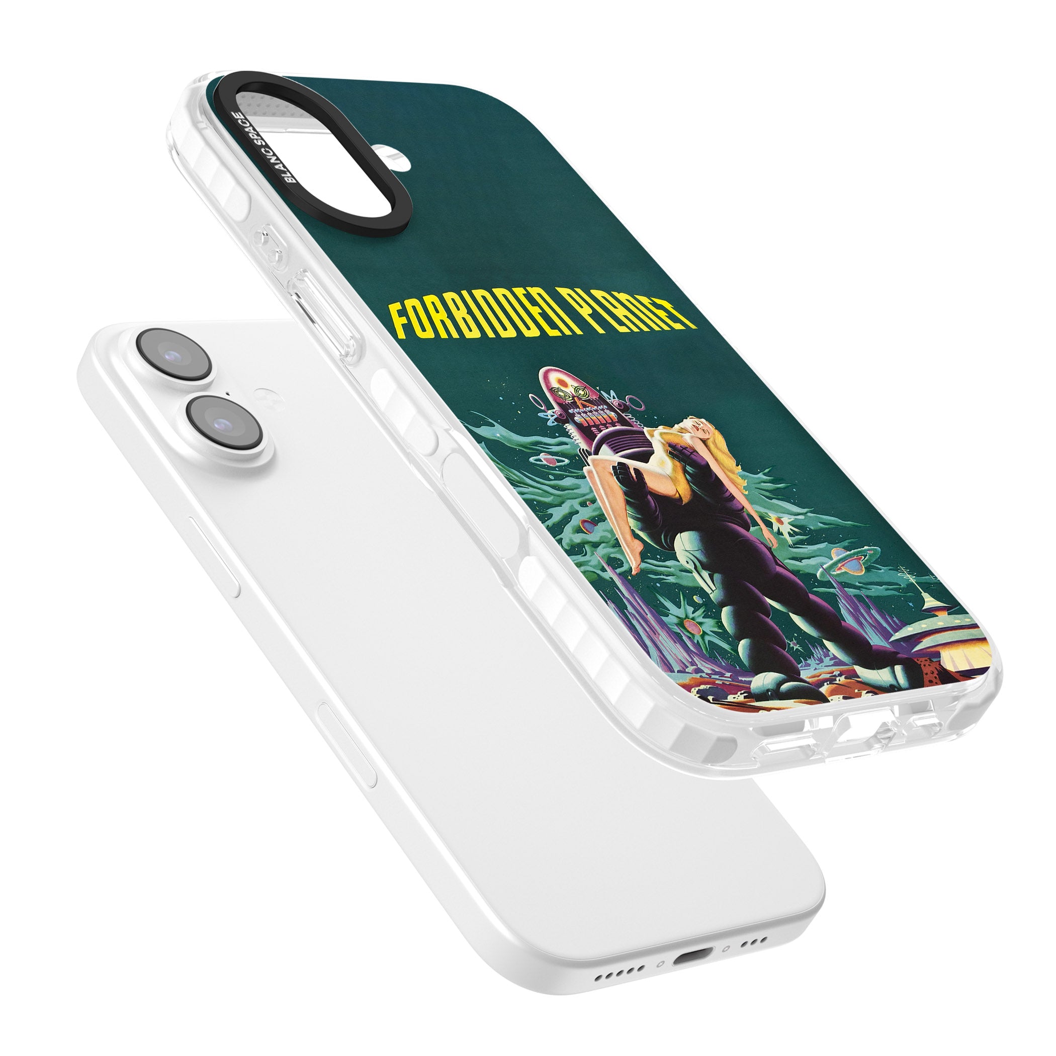 Forbidden Planet Poster iPhone 17 Impact Clear Phone Case Colours