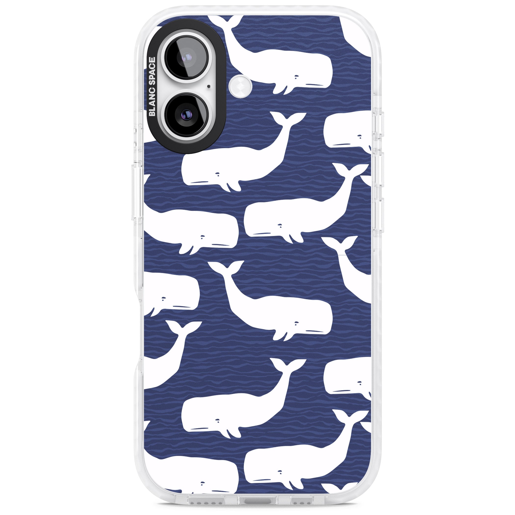 Whale Dreams iPhone 17 Impact Clear Phone Case