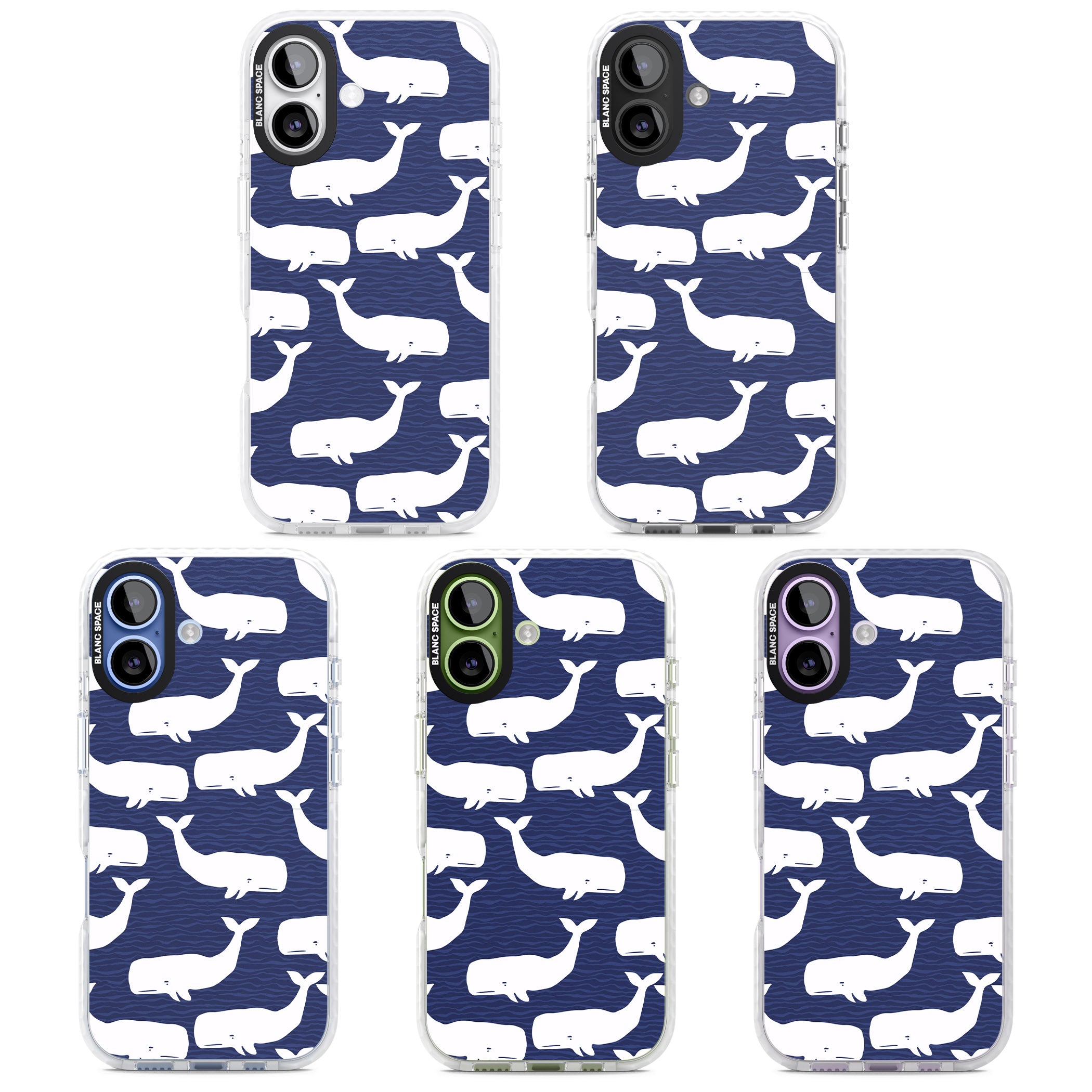 Whale Dreams iPhone 17 Impact Clear Phone Case APT Impact Protection