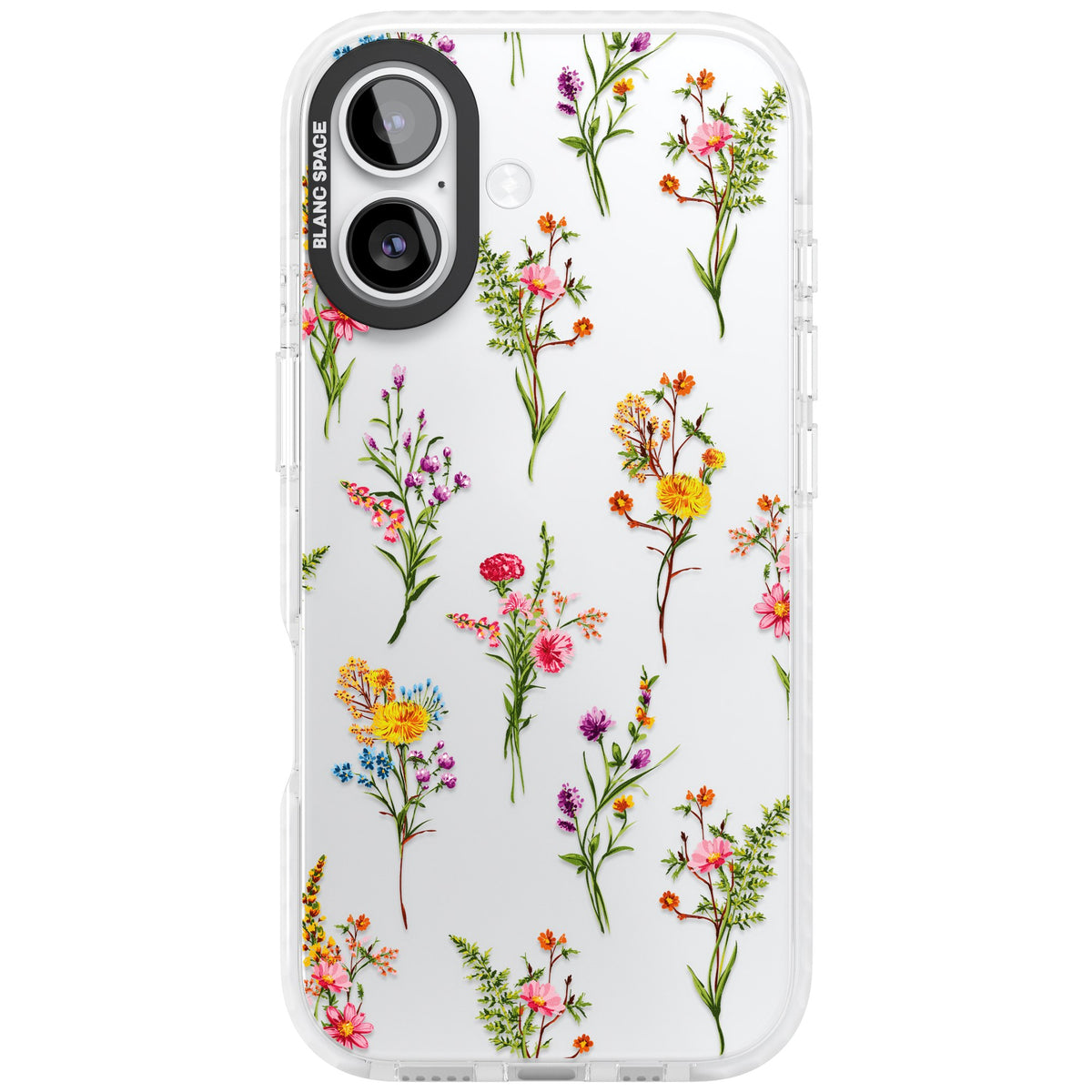 Picked Wildflowers iPhone 16 / iPhone 16 Plus / iPhone 17 Impact Clear Phone Case front