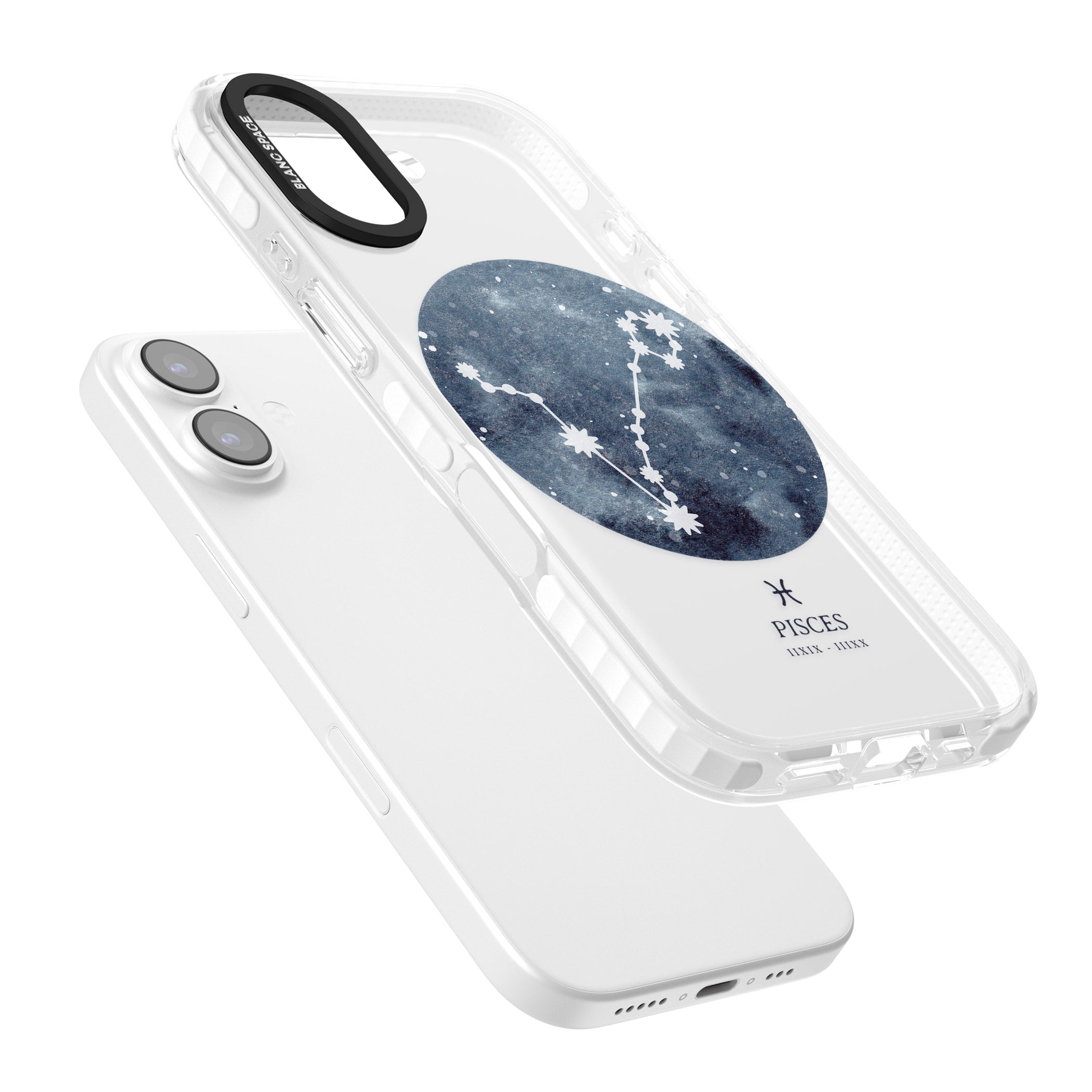 Pisces Zodiac Constellation iPhone 17 Impact Clear Phone Case Colours