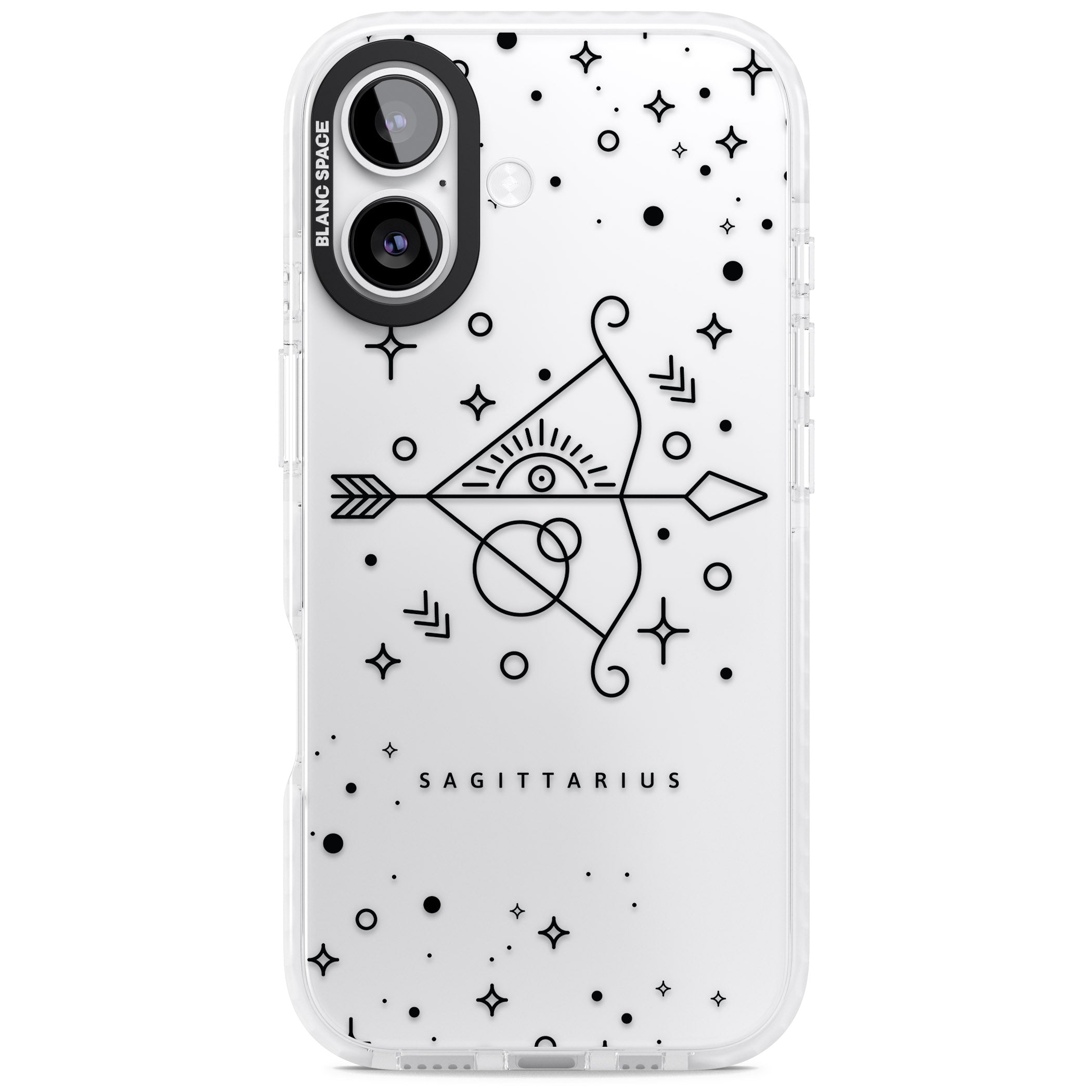 Sagittarius Arcane iPhone 17 Impact Clear Phone Case