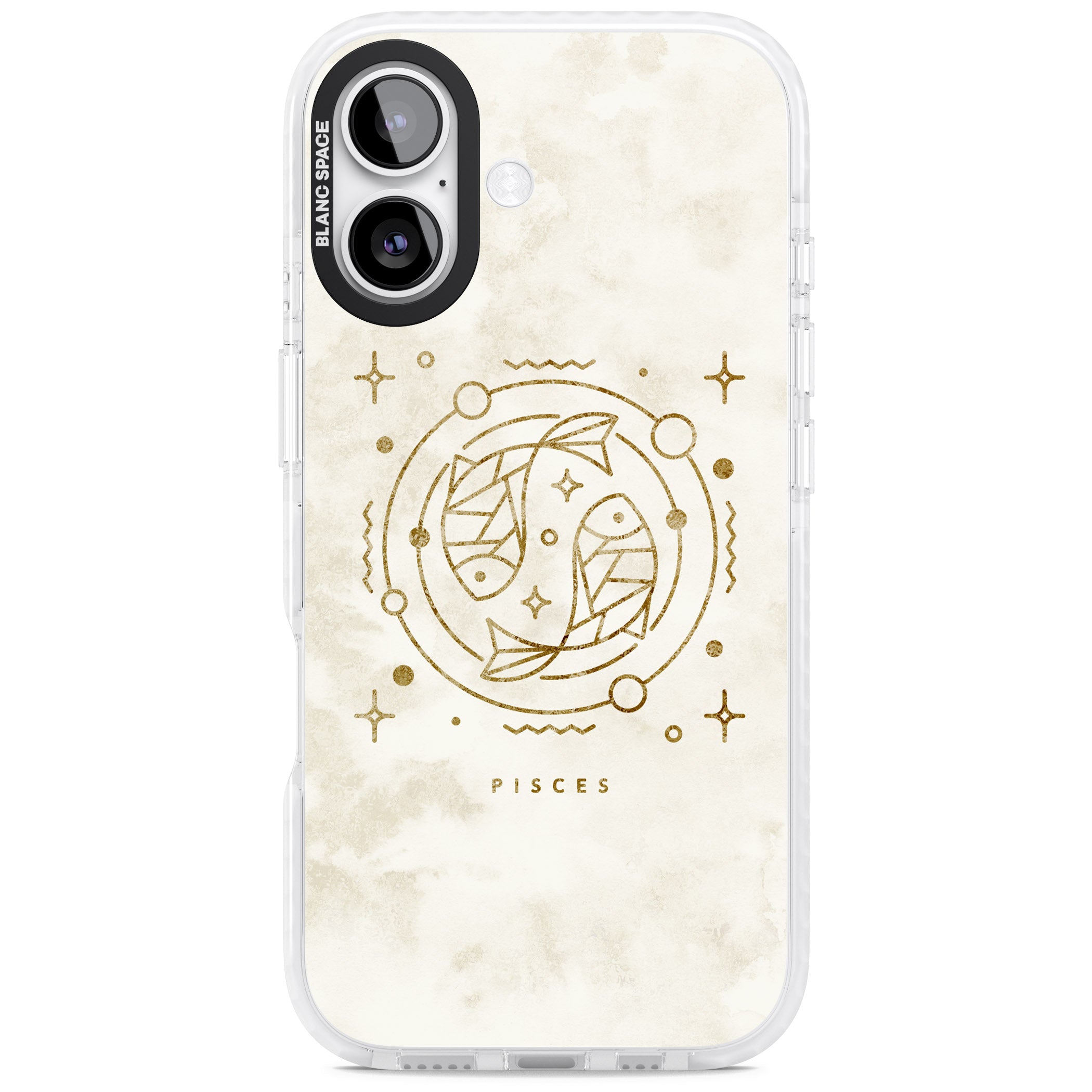 Pisces Emblem iPhone 17 Impact Clear Phone Case