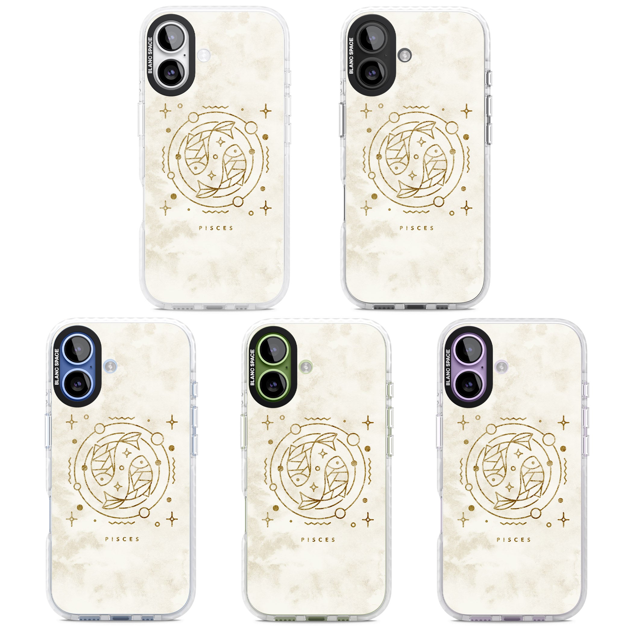 Pisces Emblem iPhone 17 Impact Clear Phone Case APT Impact Protection