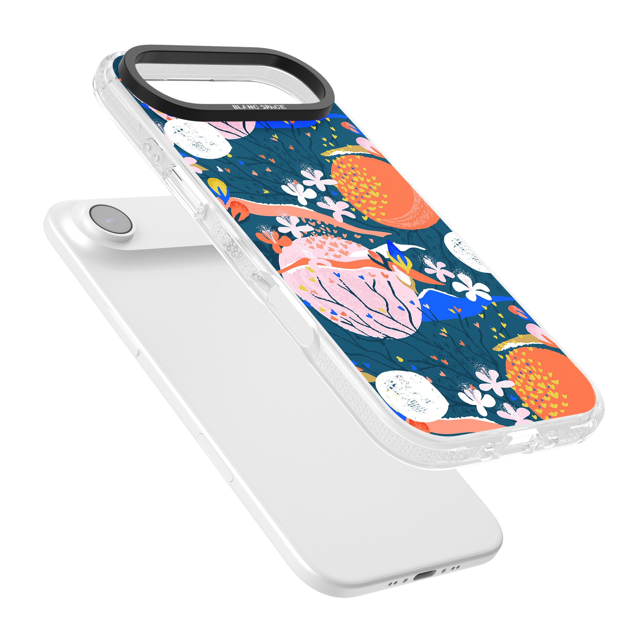 Vibrant Coral Pattern iPhone 17 Air Impact Air Clear Phone Case Colours