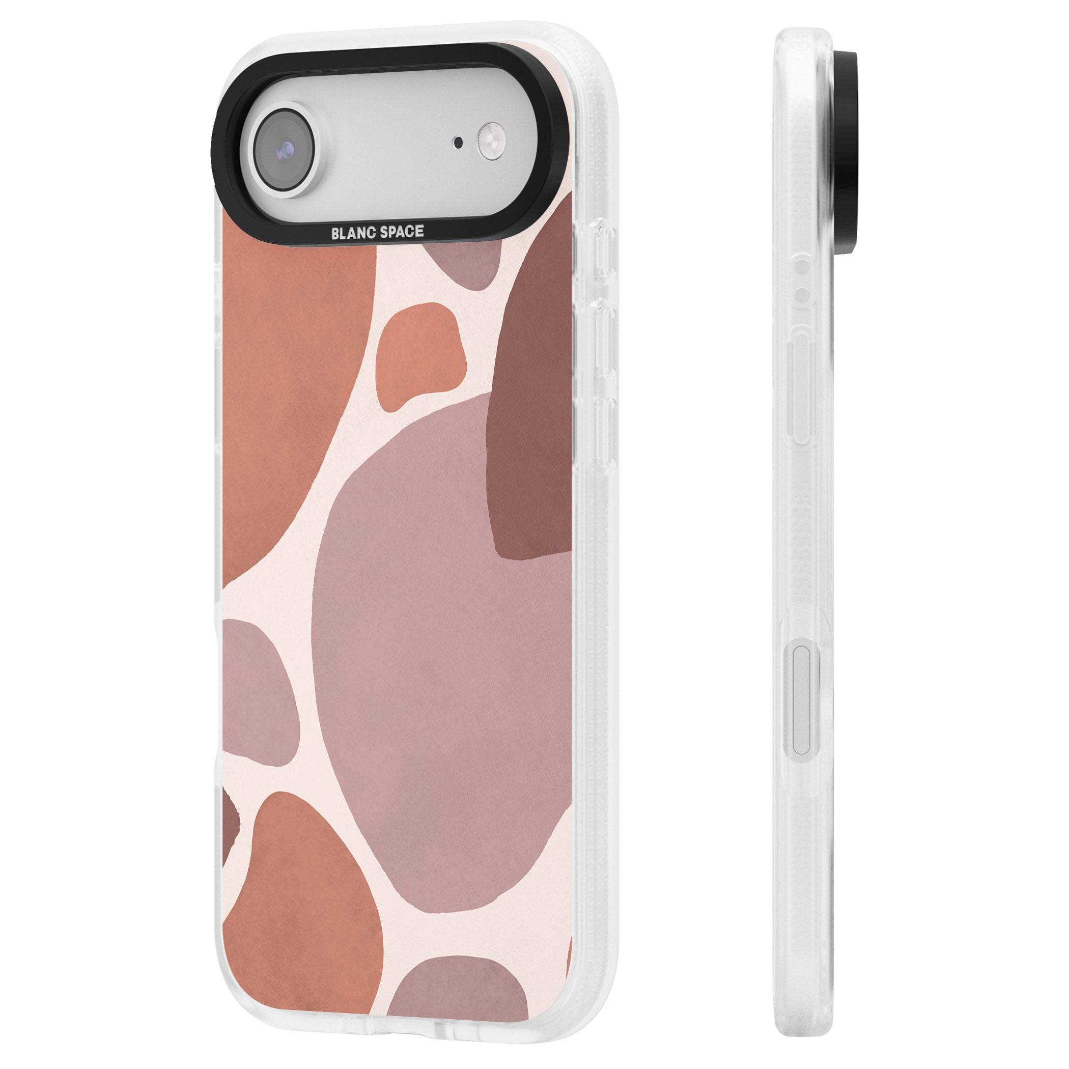 Terra Abstract iPhone 17 Air Impact Air Clear Phone Case Side Profile