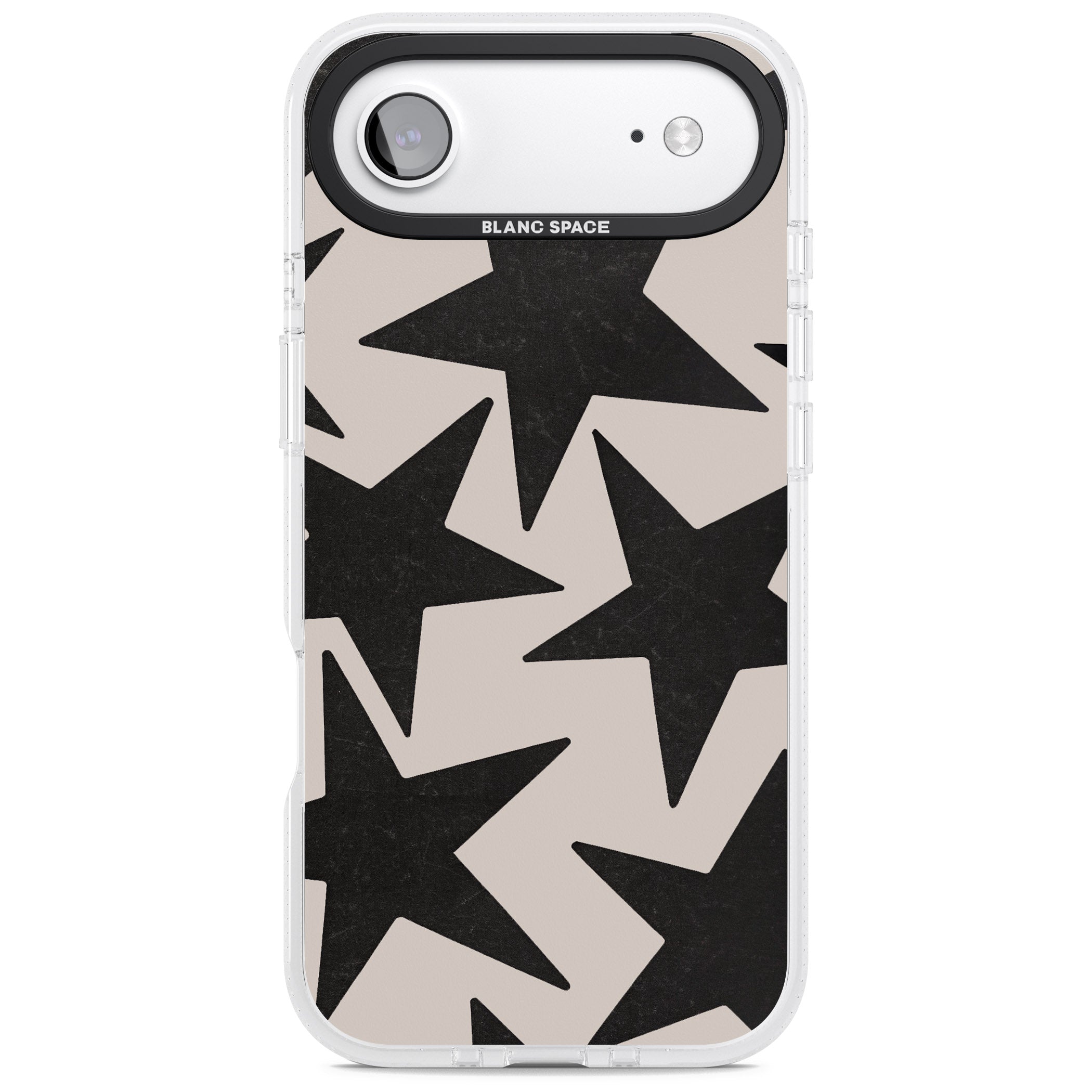 Black Superstars iPhone 17 Air Impact Air Clear Phone Case