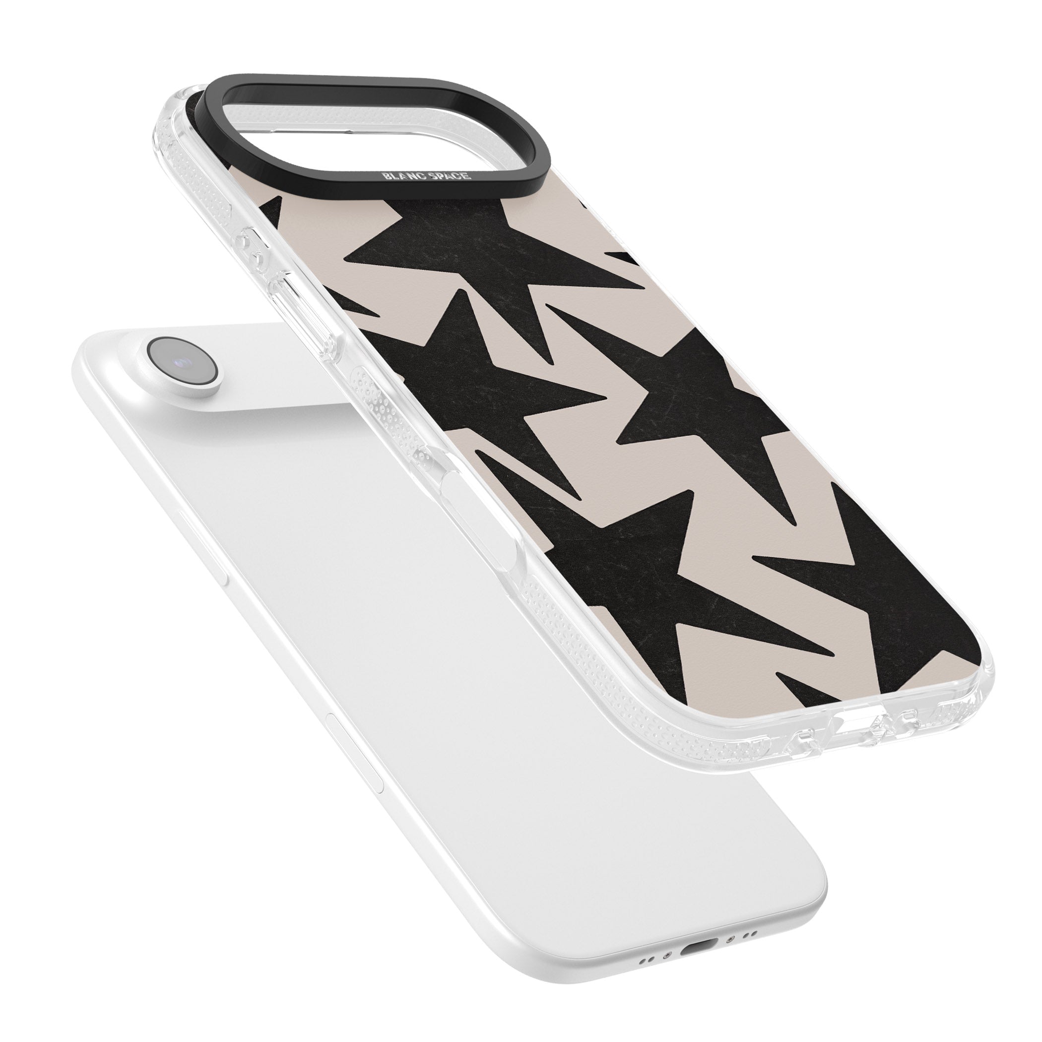 Black Superstars iPhone 17 Air Impact Air Clear Phone Case Colours
