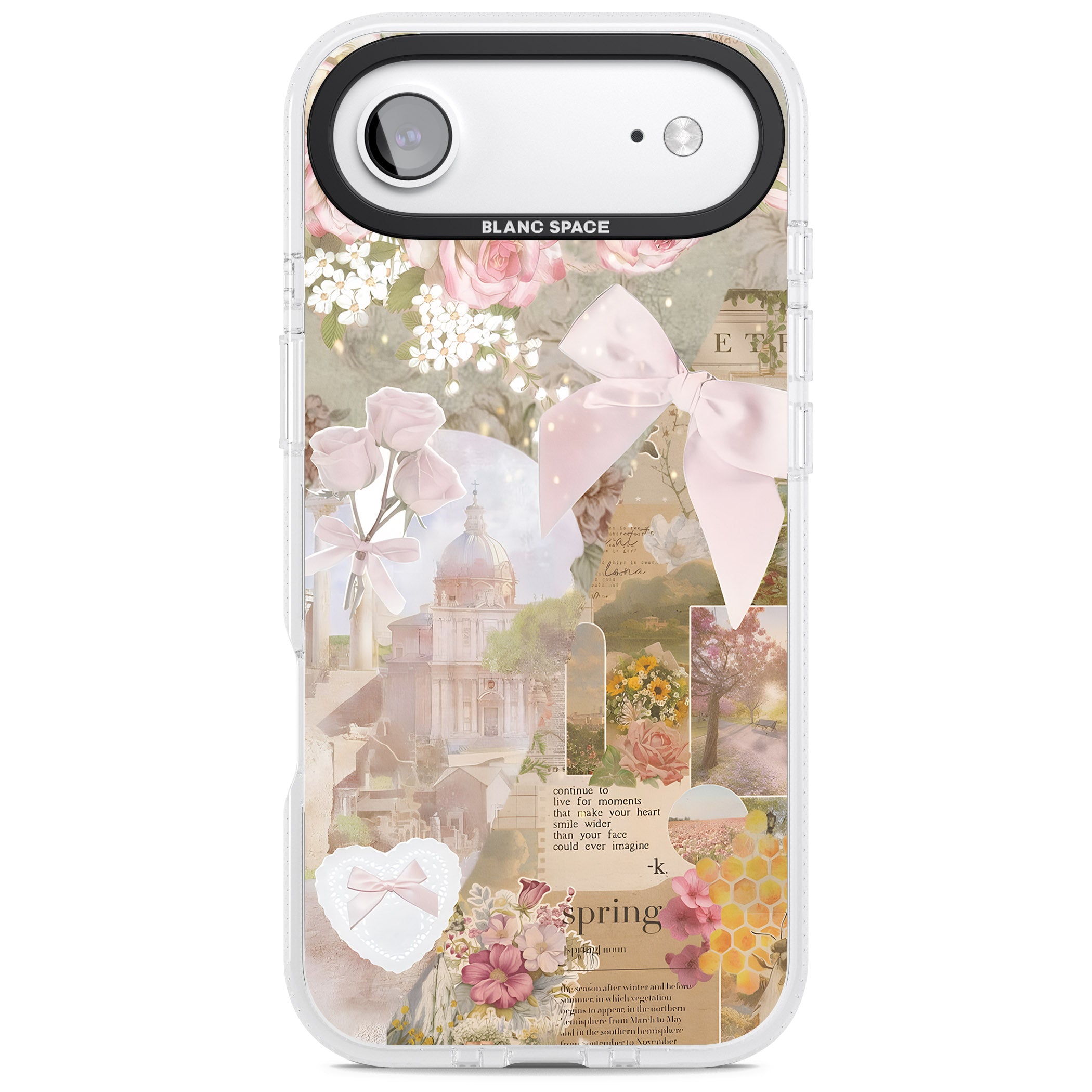 Coquette Collage iPhone 17 Air Impact Air Clear Phone Case