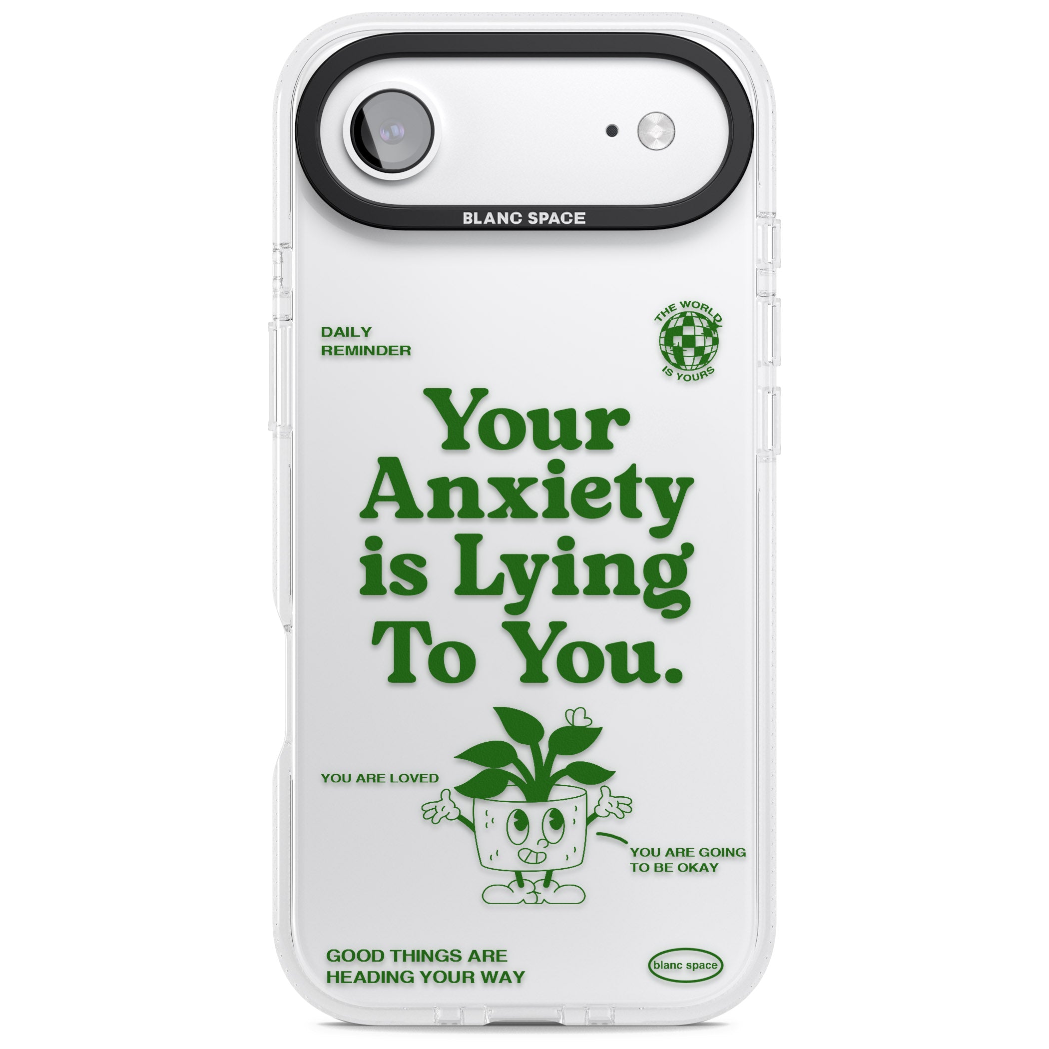 Your Anxiety Is Lying To You iPhone 17 Air Impact Air Clear Phone Case