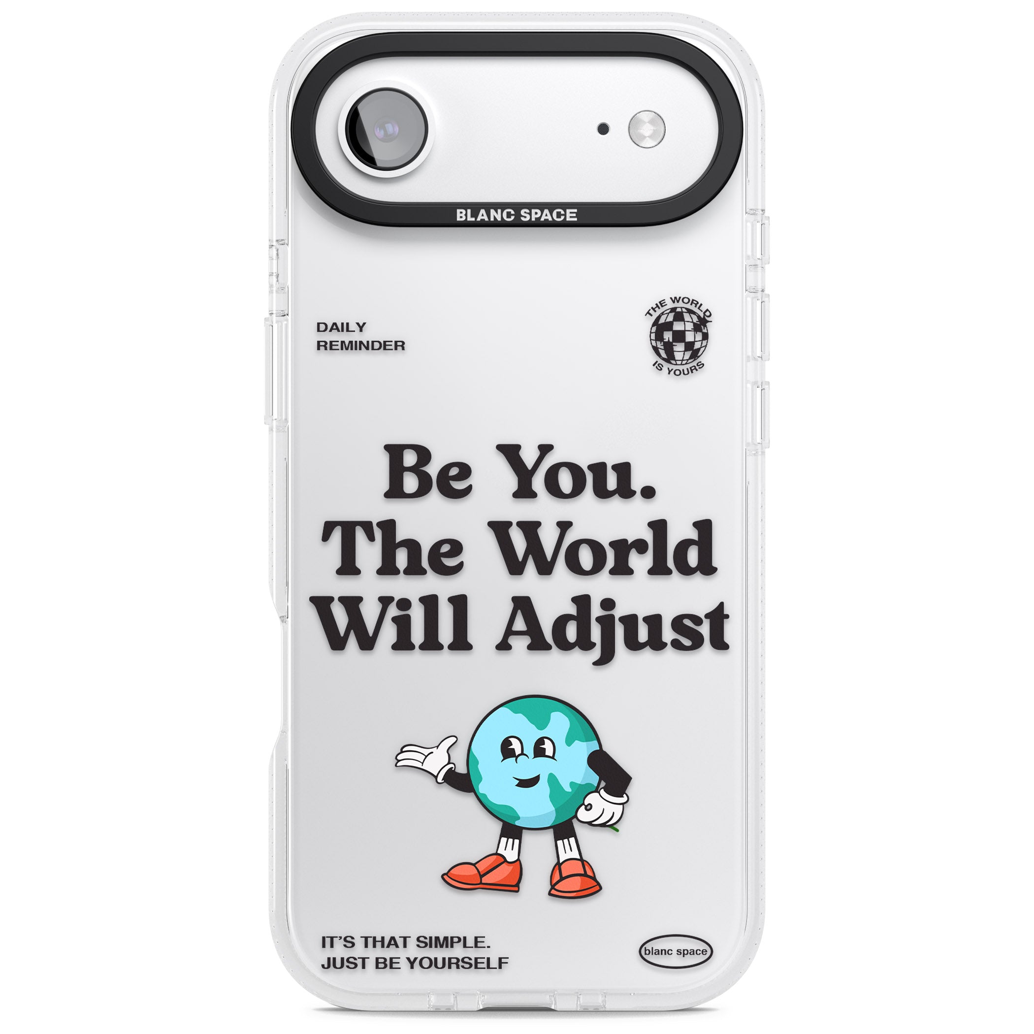 Be You The World Will Adjust iPhone 17 Air Impact Air Clear Phone Case