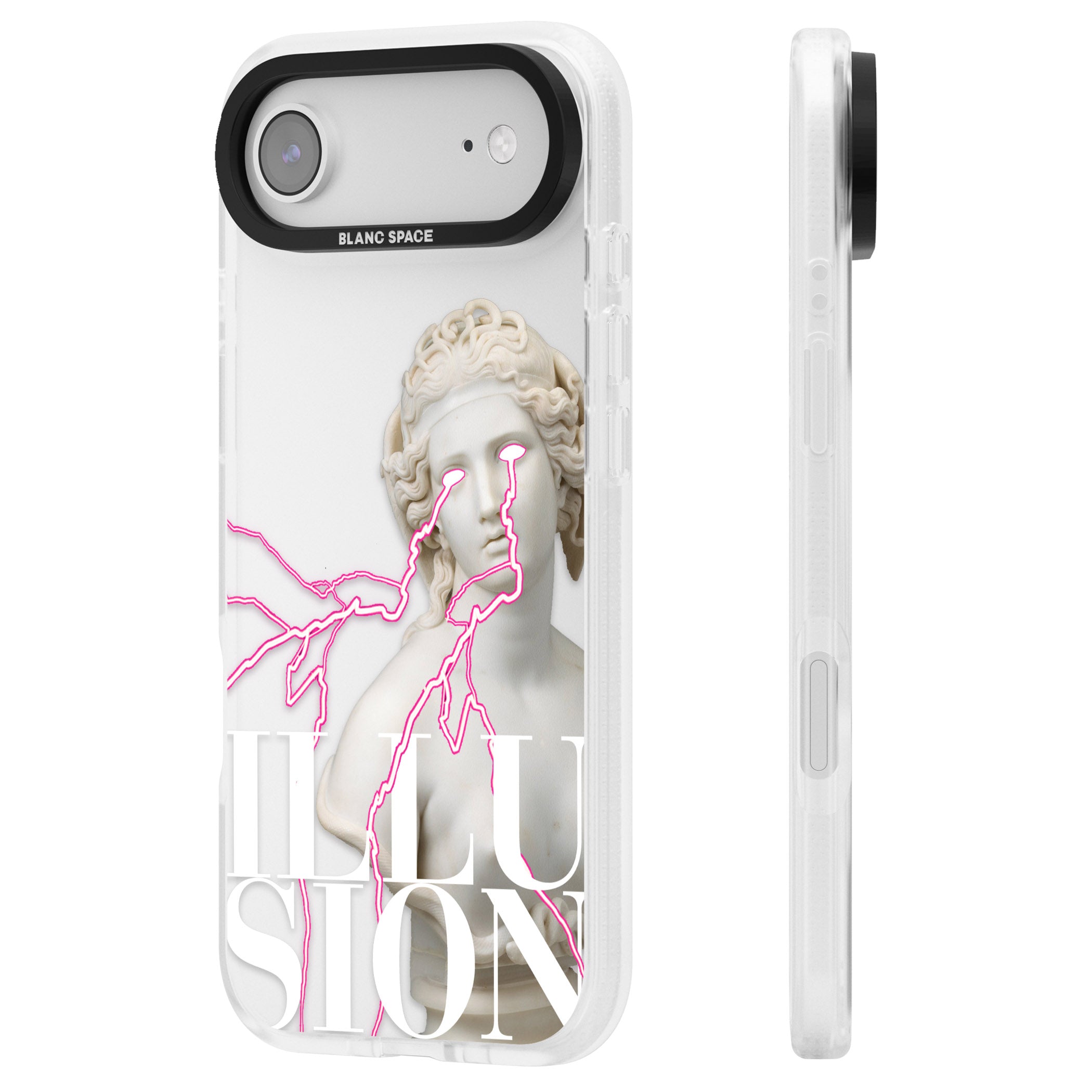 Illusion iPhone 17 Air Impact Air Clear Phone Case Side Profile