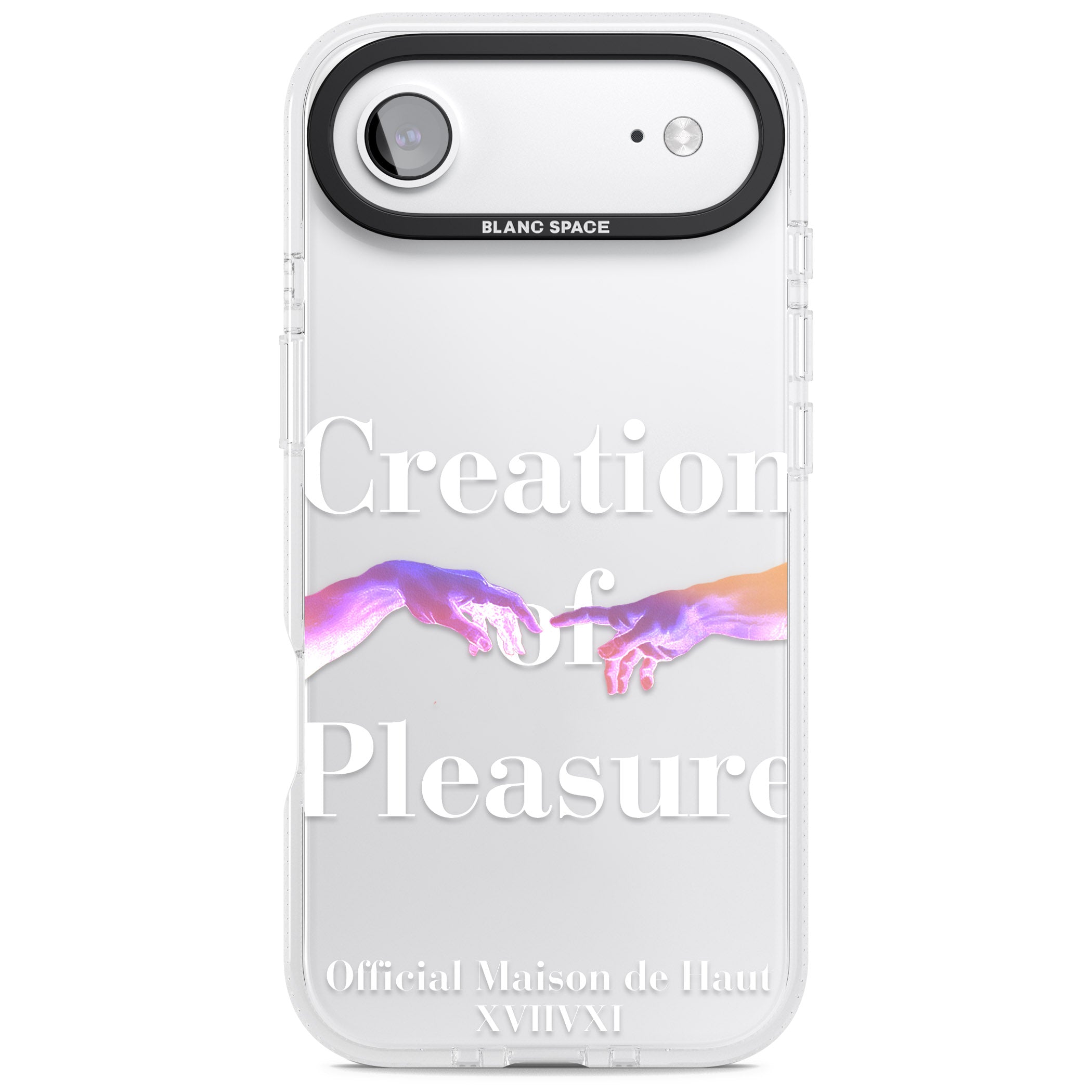 Creation Of Pleasure iPhone 17 Air Impact Air Clear Phone Case