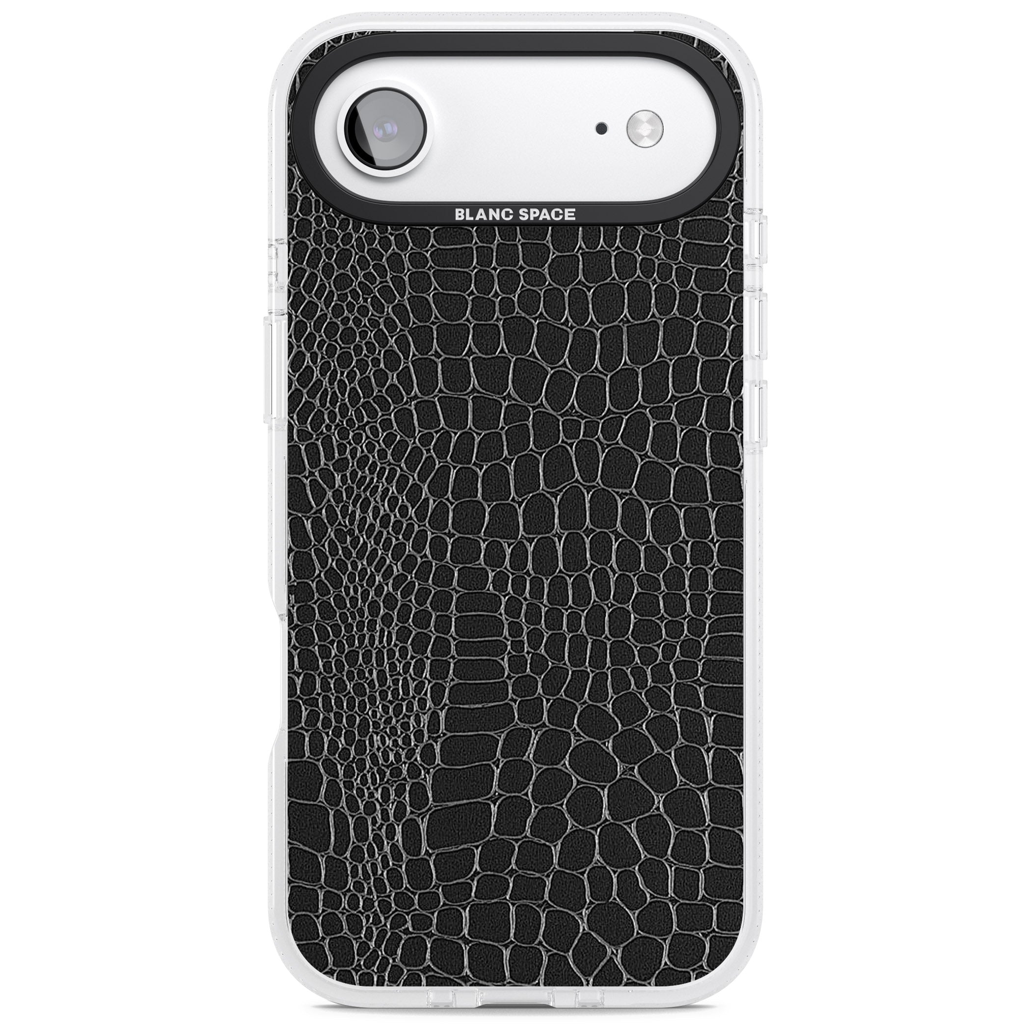 Black Snakeskin iPhone 17 Air Impact Air Clear Phone Case