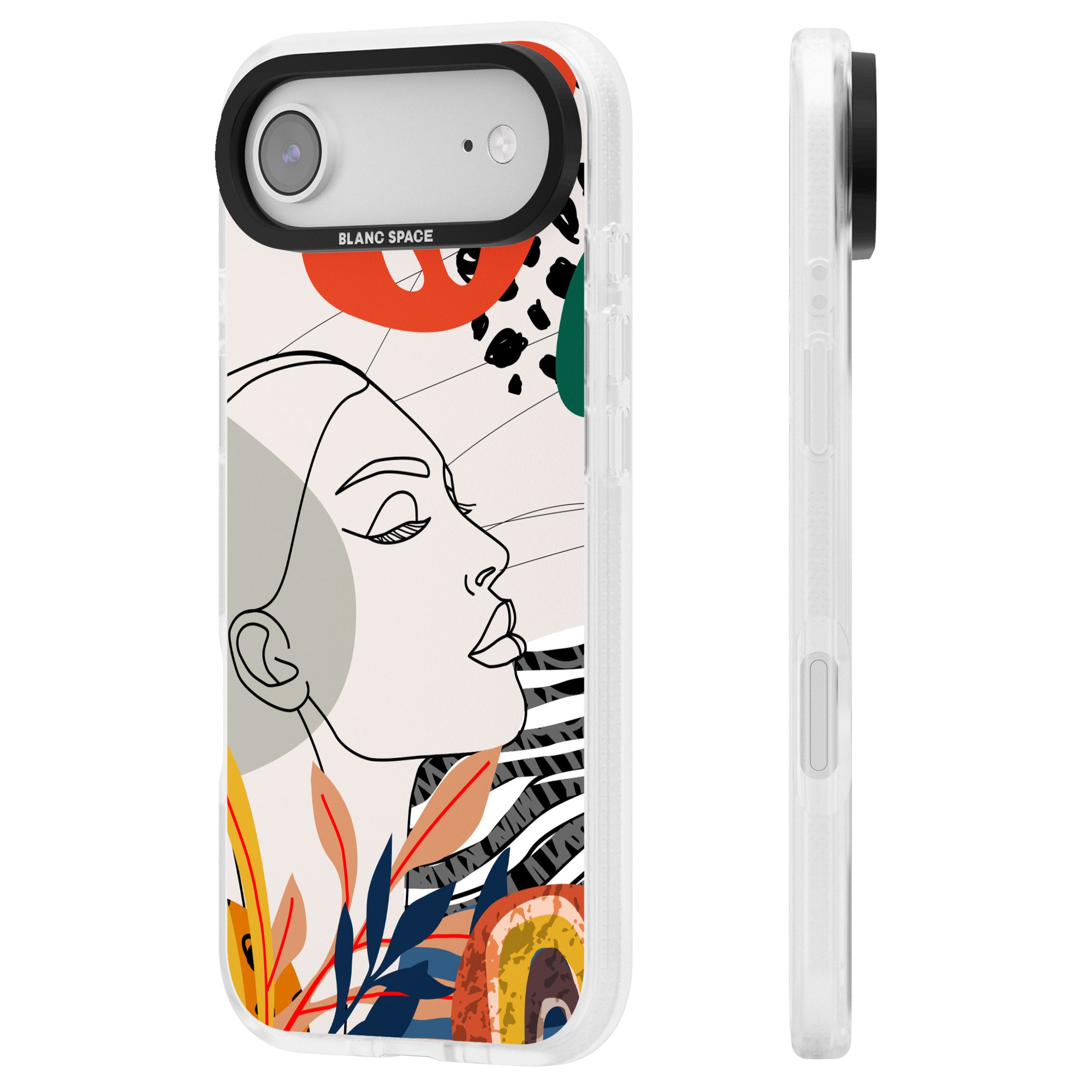 Girl Gone Wild iPhone 17 Air Impact Air Clear Phone Case Side Profile