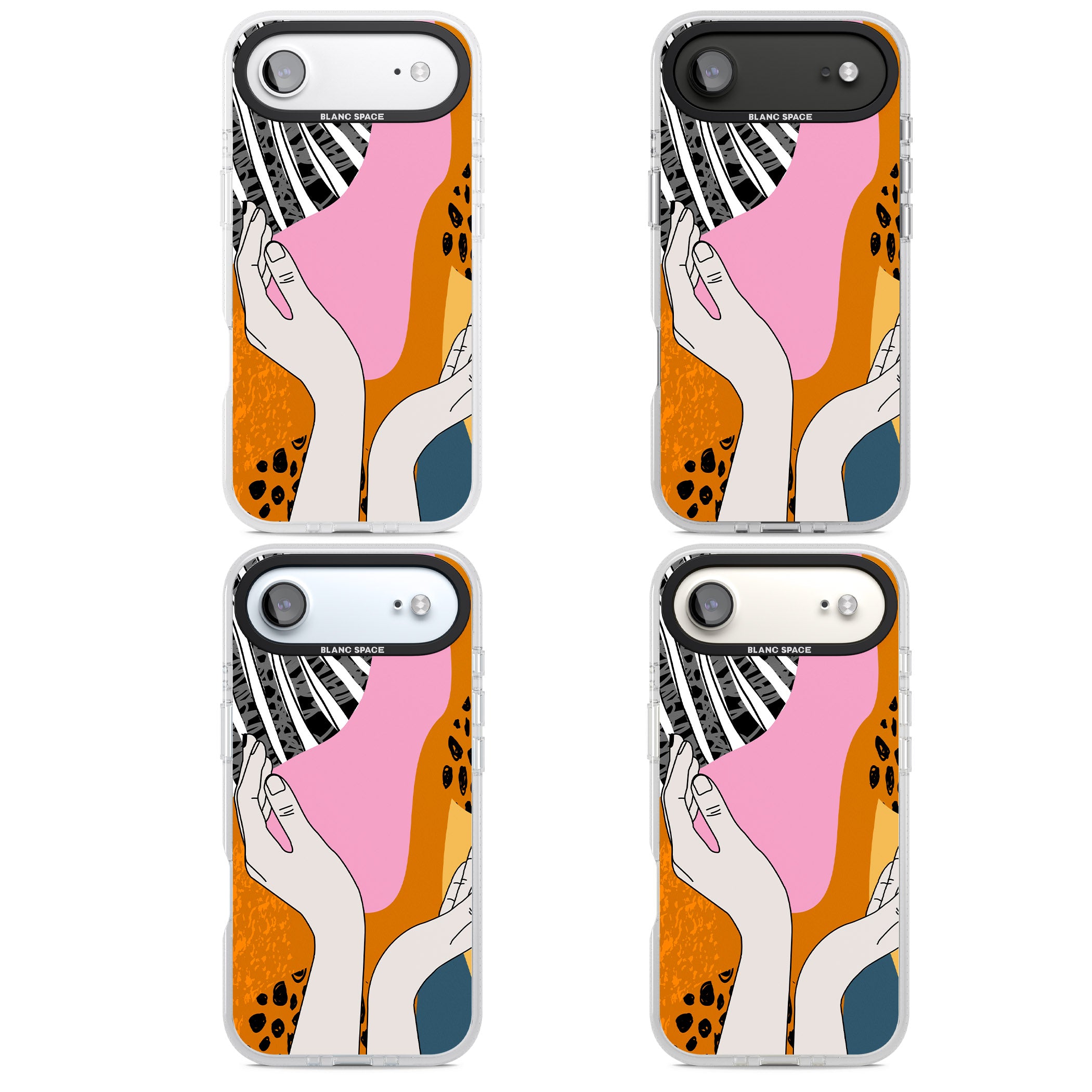 Abstract Vibes iPhone 17 Air Impact Air Clear Phone Case APT Impact Protection