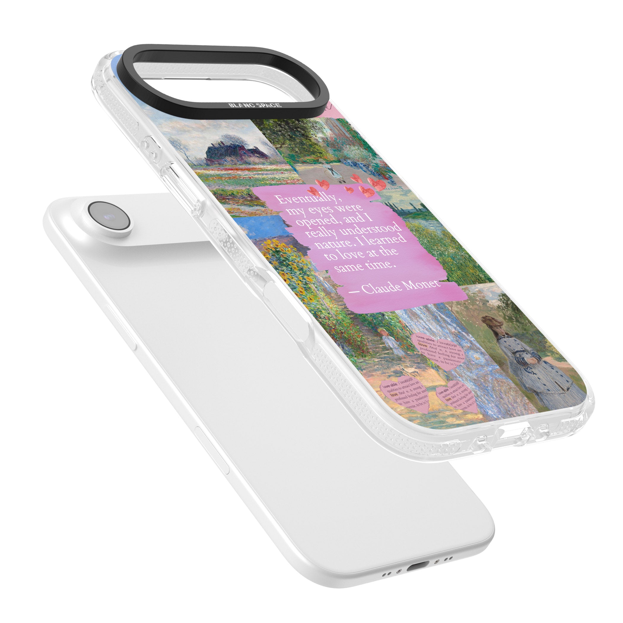 Monet 'Eyes Were Opened' Collage iPhone 17 Air Impact Air Clear Phone Case Colours