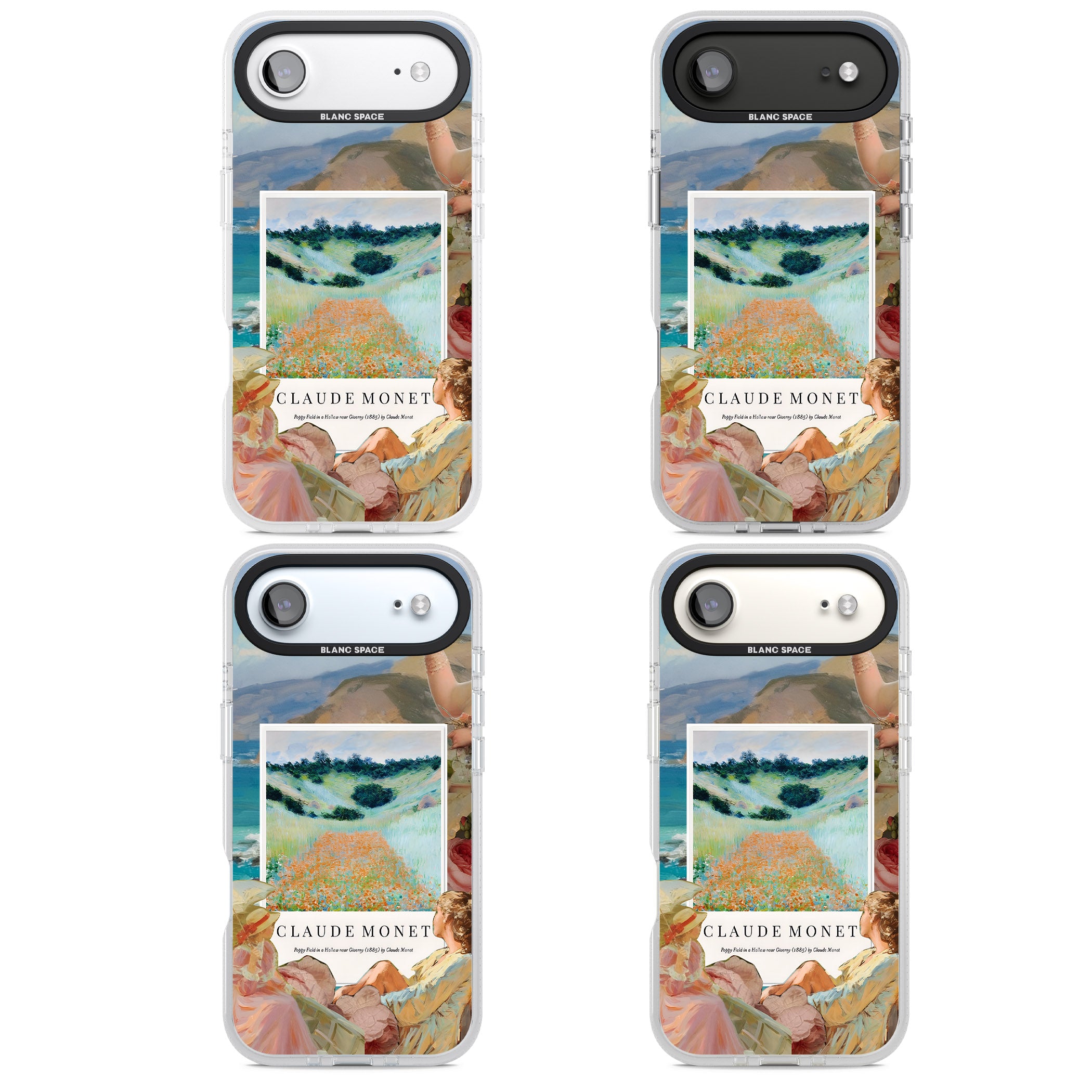 Monet Poppy Field iPhone 17 Air Impact Air Clear Phone Case APT Impact Protection
