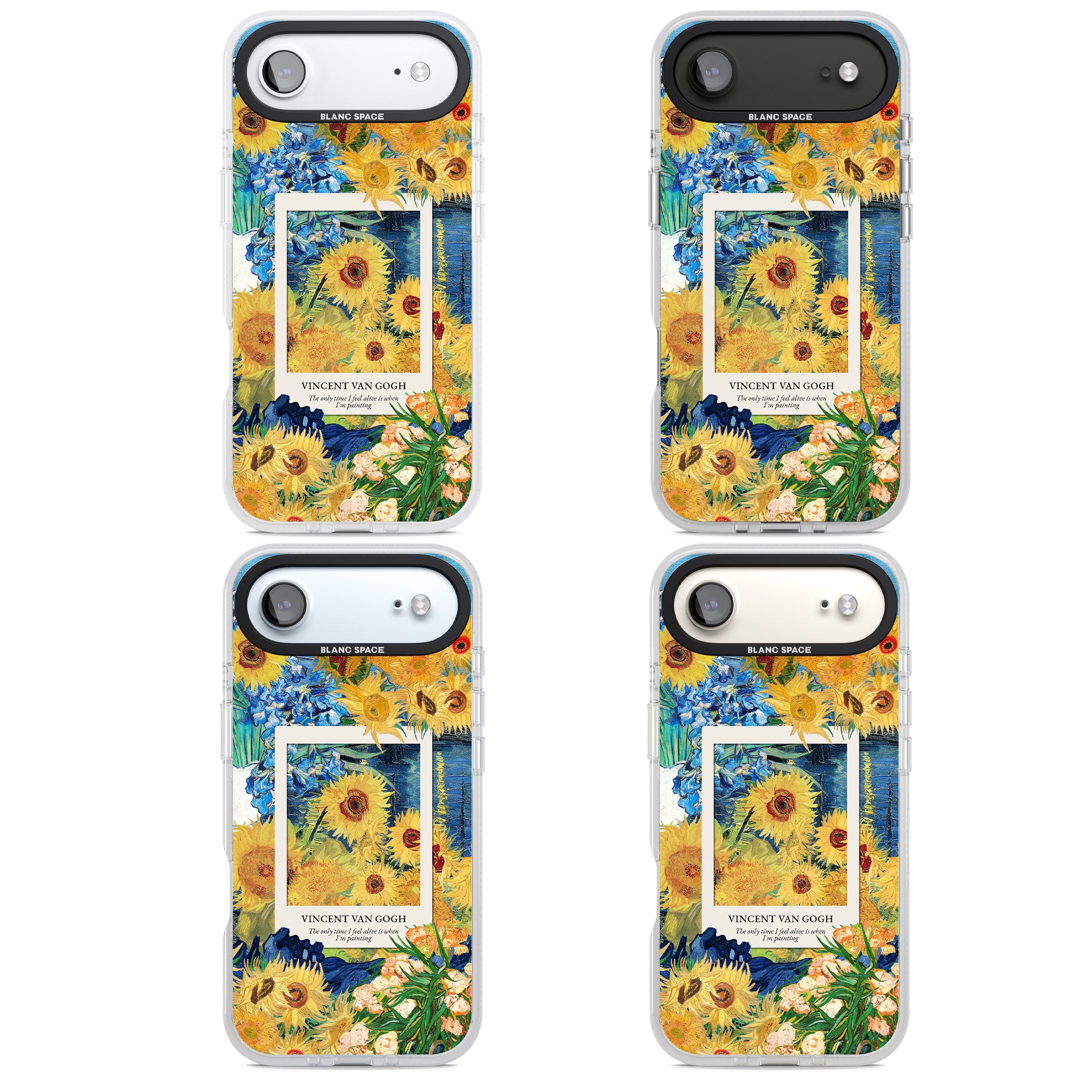 Van Gogh Sunflowers iPhone 17 Air Impact Air Clear Phone Case APT Impact Protection