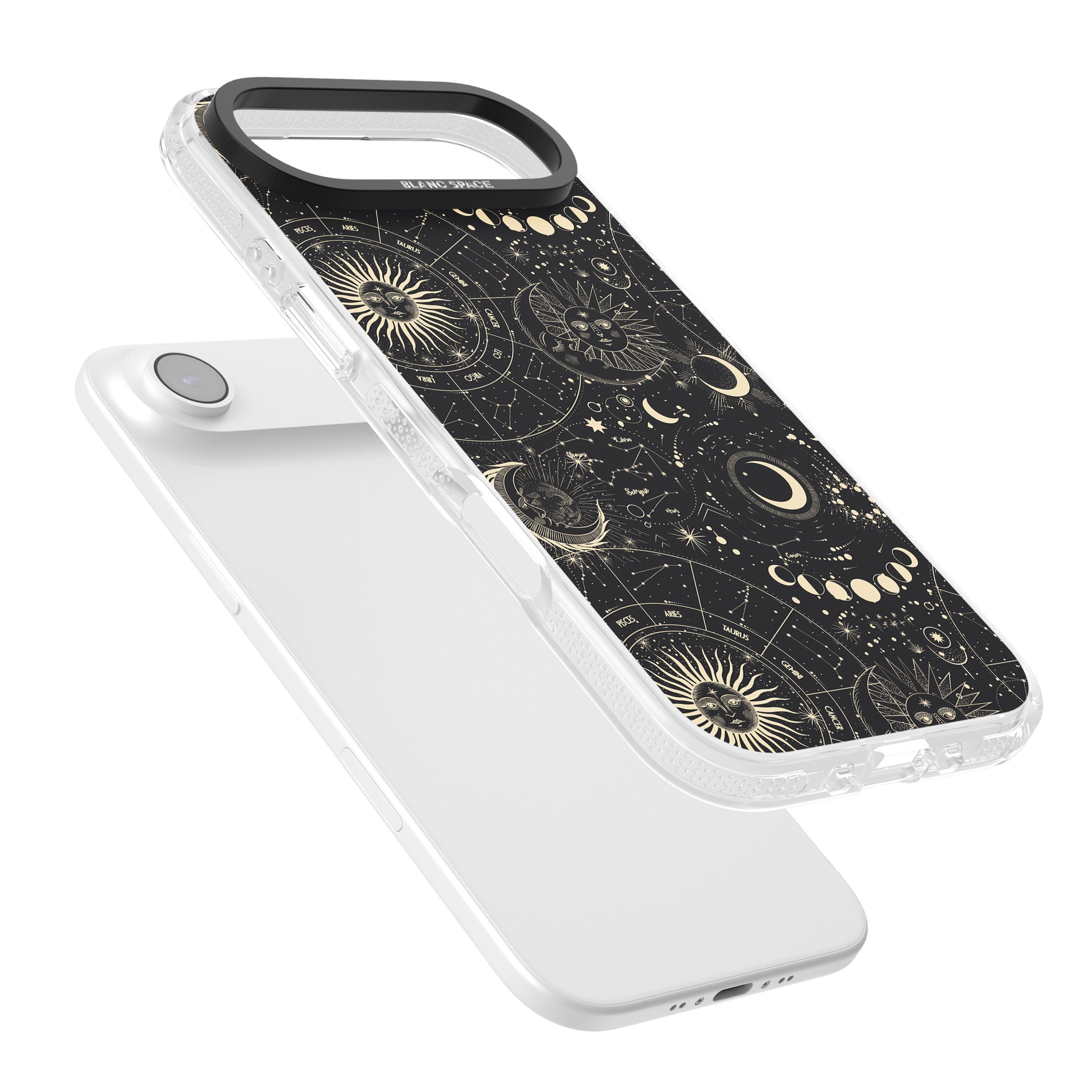 Celestial Suns, Moons & Zodiacs iPhone 17 Air Impact Air Clear Phone Case Colours