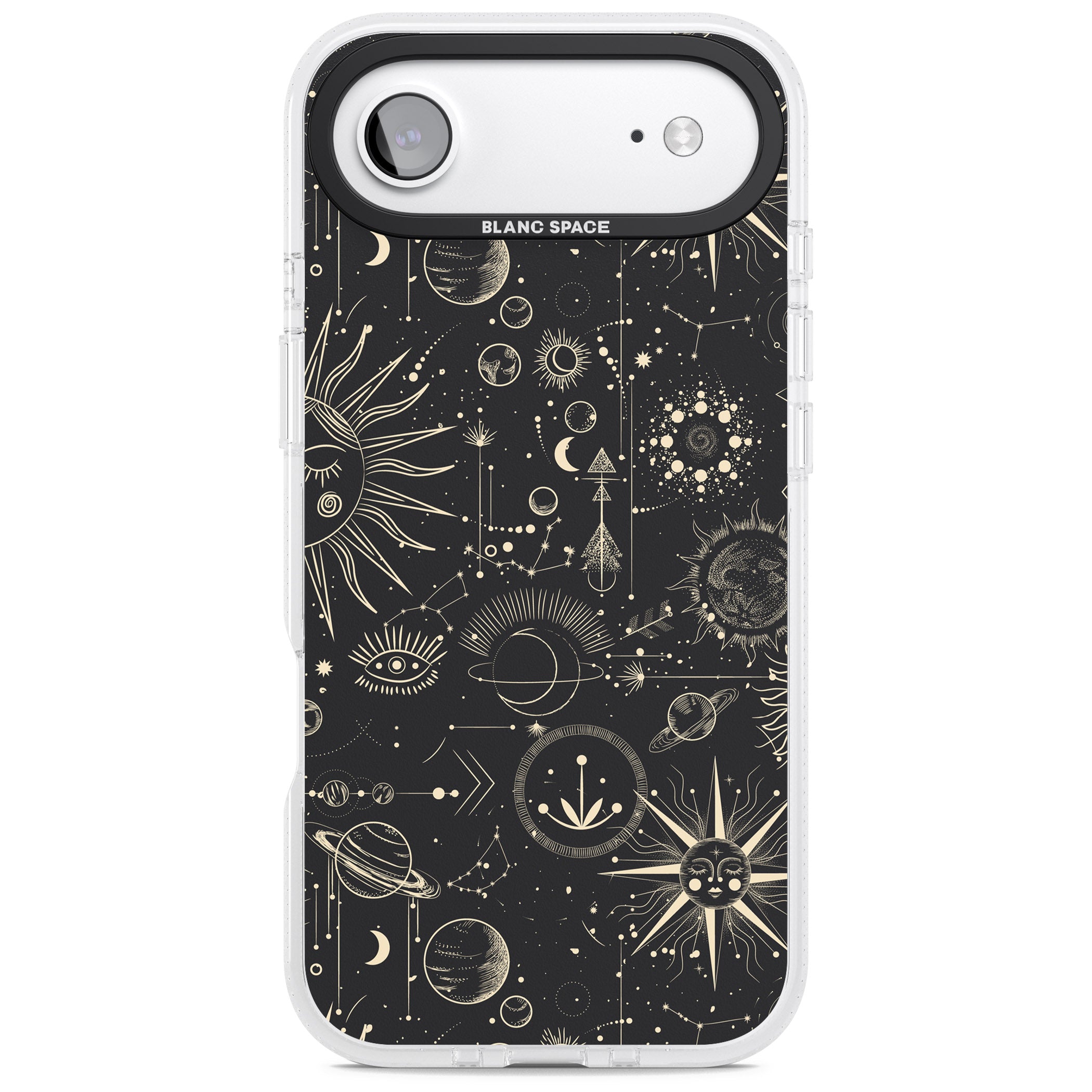 Cosmic Suns And Planets iPhone 17 Air Impact Air Clear Phone Case