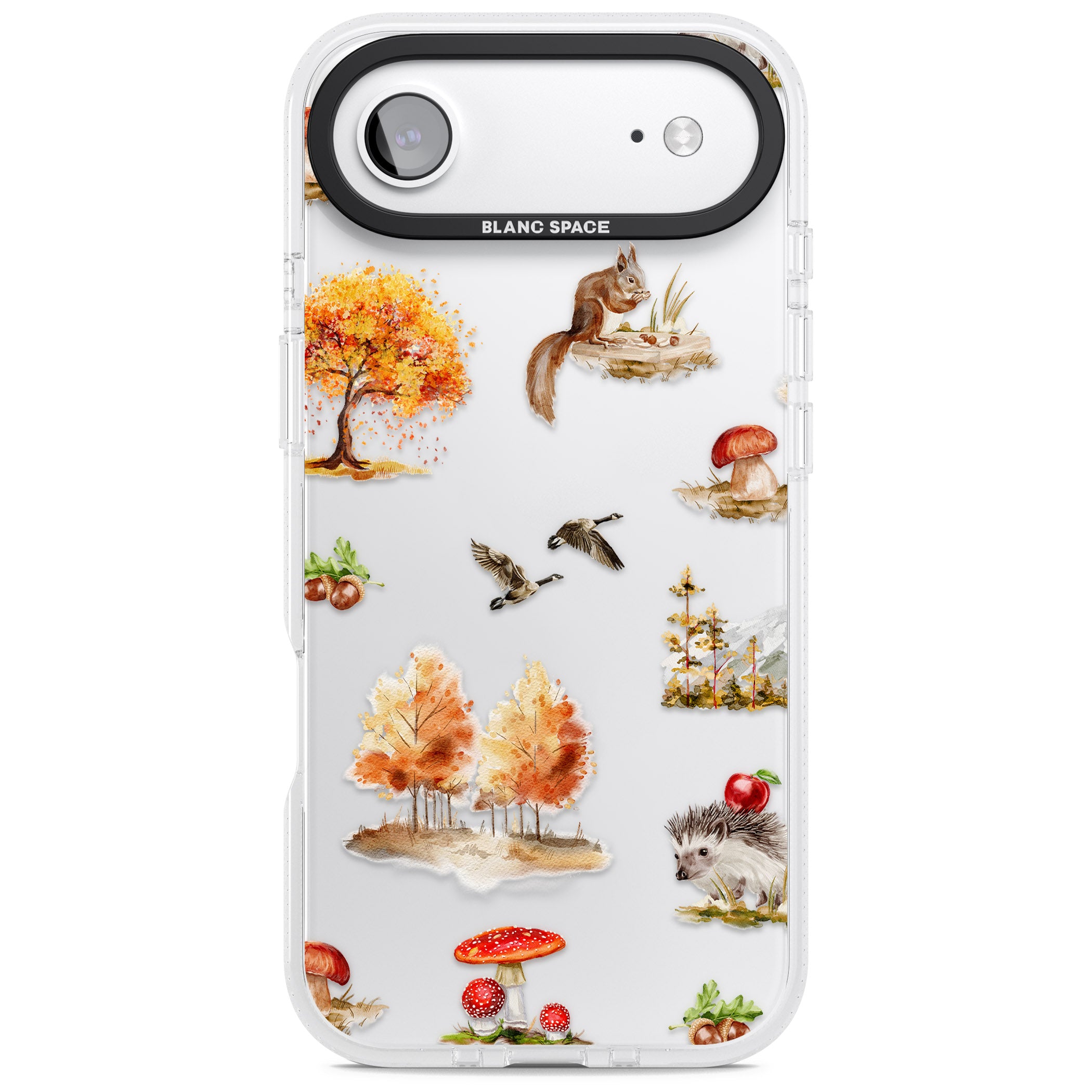 Fall Forest Friends iPhone 17 Air Impact Air Clear Phone Case