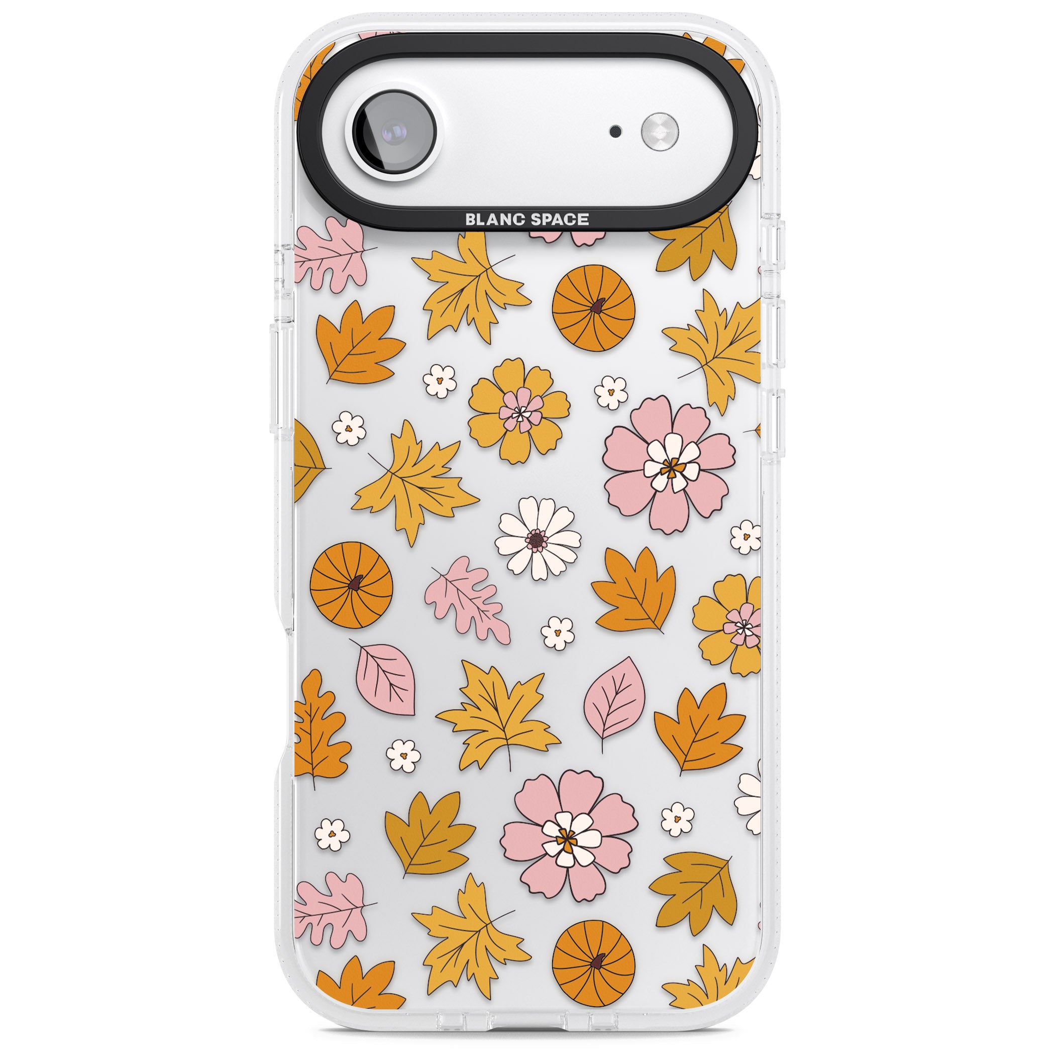 Autumn Leaves And Flowers iPhone 17 Air Impact Air Clear Phone Case