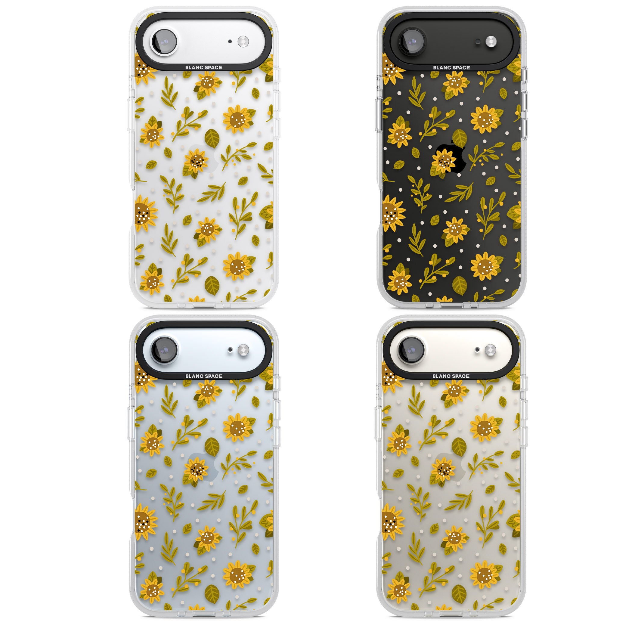 Bees & Sunflowers iPhone 17 Air Impact Air Clear Phone Case APT Impact Protection