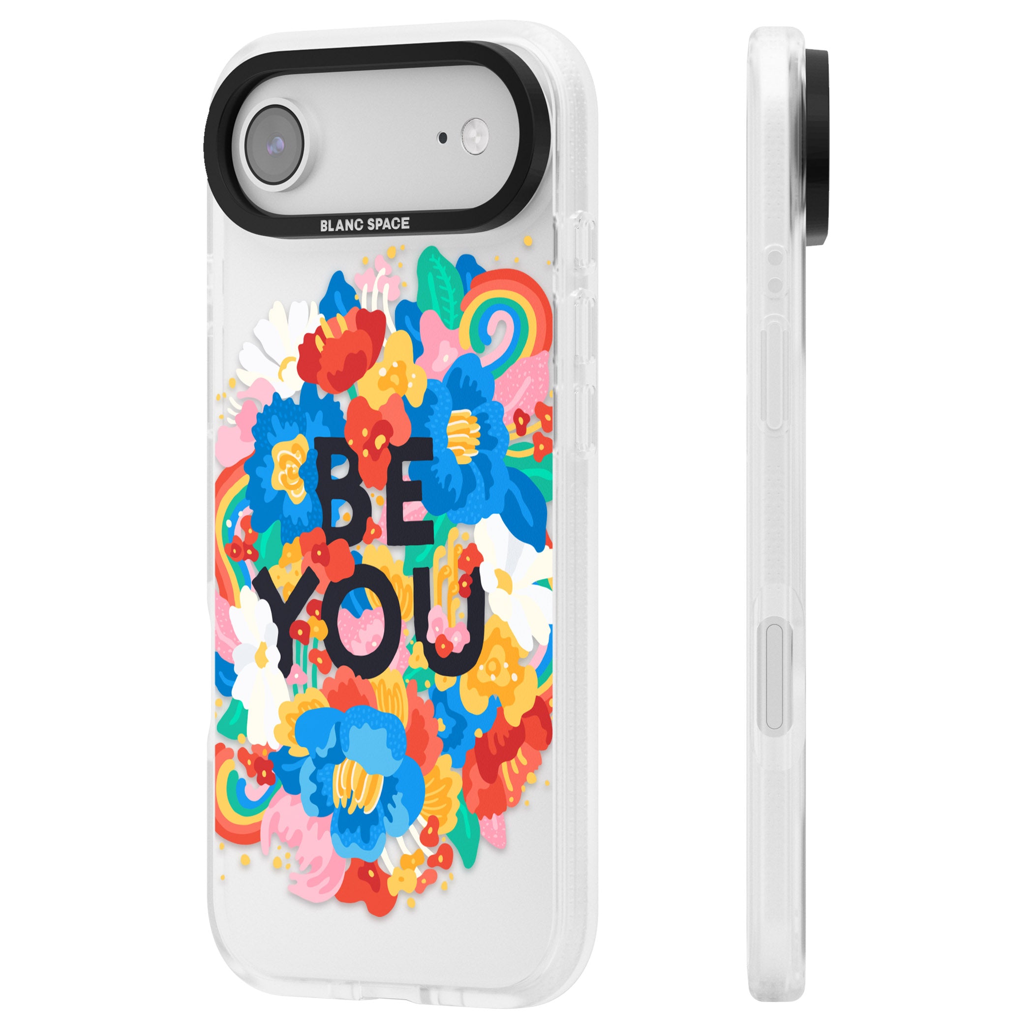 Be You iPhone 17 Air Impact Air Clear Phone Case Side Profile