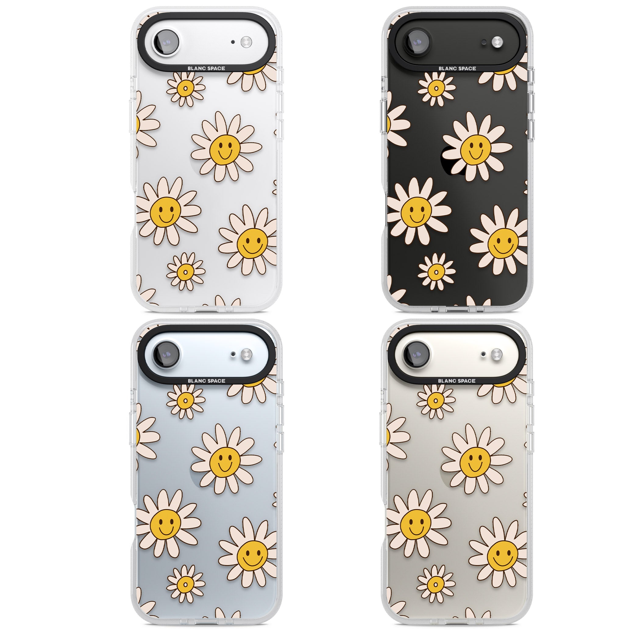Daisy Faces iPhone 17 Air Impact Air Clear Phone Case APT Impact Protection