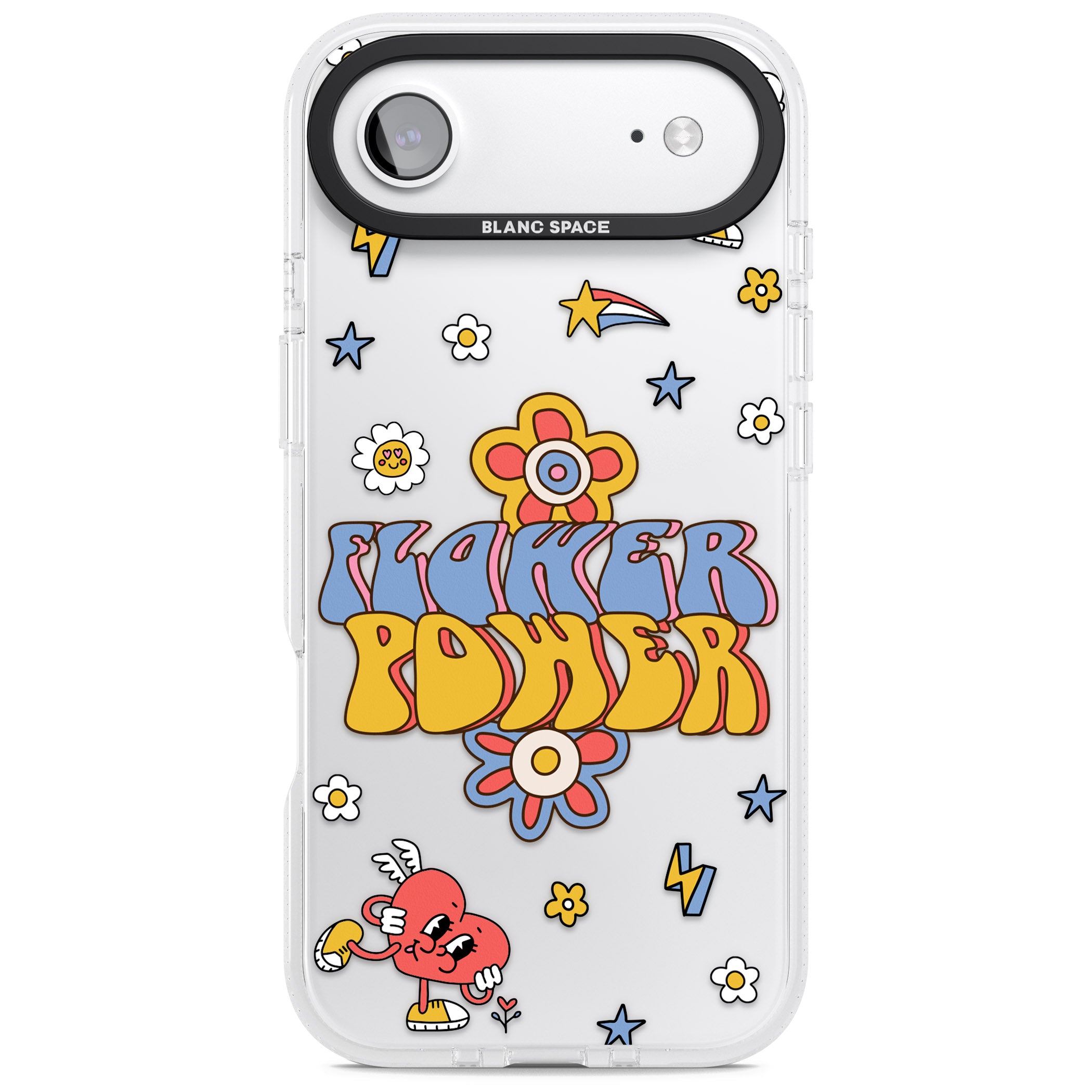 Flower Power iPhone 17 Air Impact Air Clear Phone Case