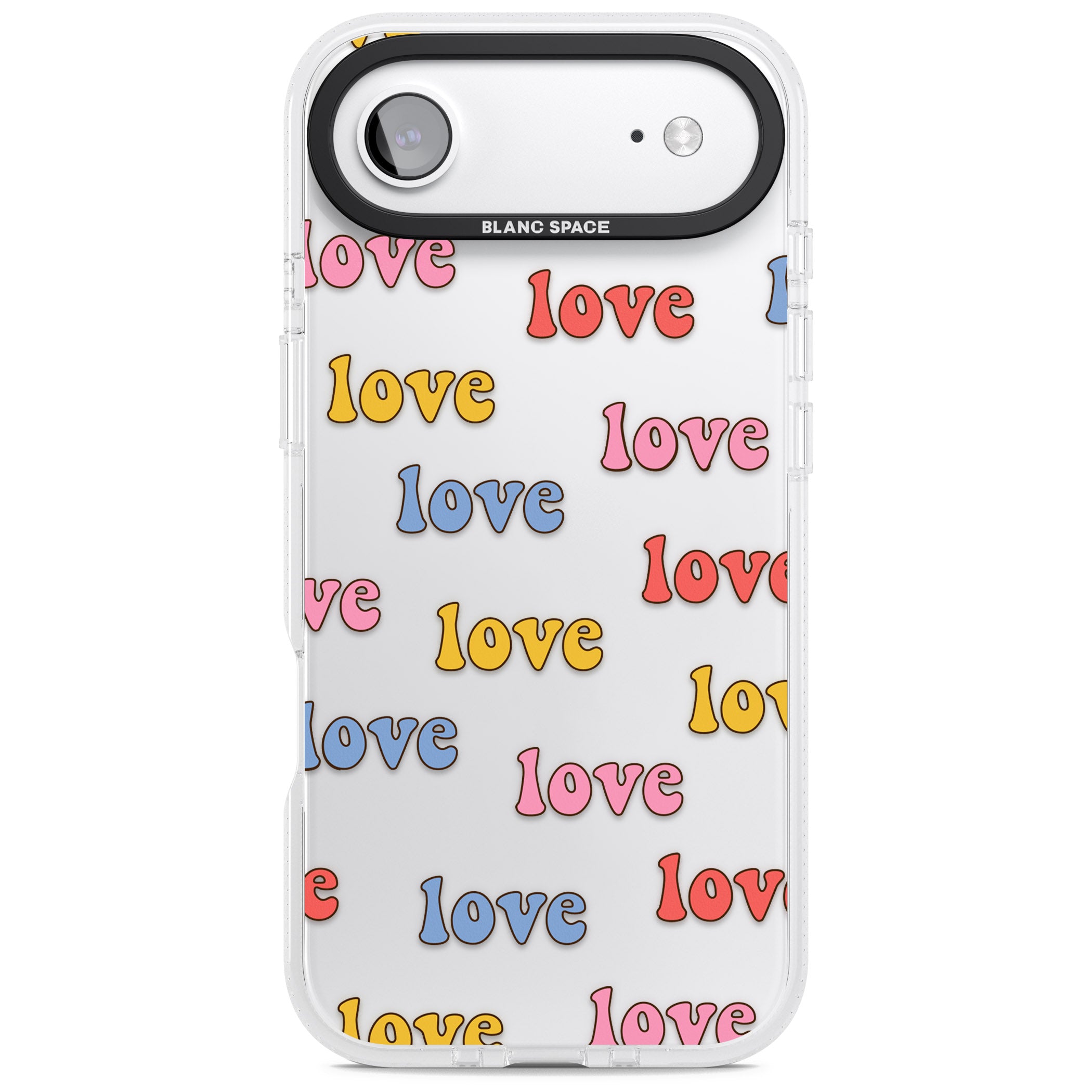 Love Pattern iPhone 17 Air Impact Air Clear Phone Case