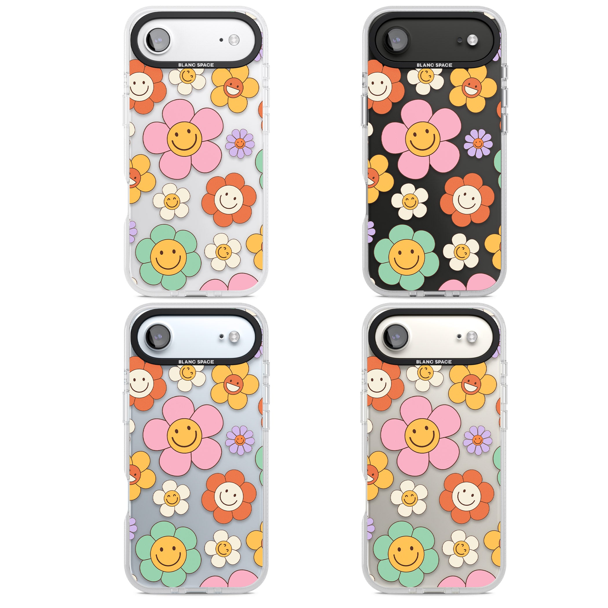 Happy Blossoms iPhone 17 Air Impact Air Clear Phone Case APT Impact Protection