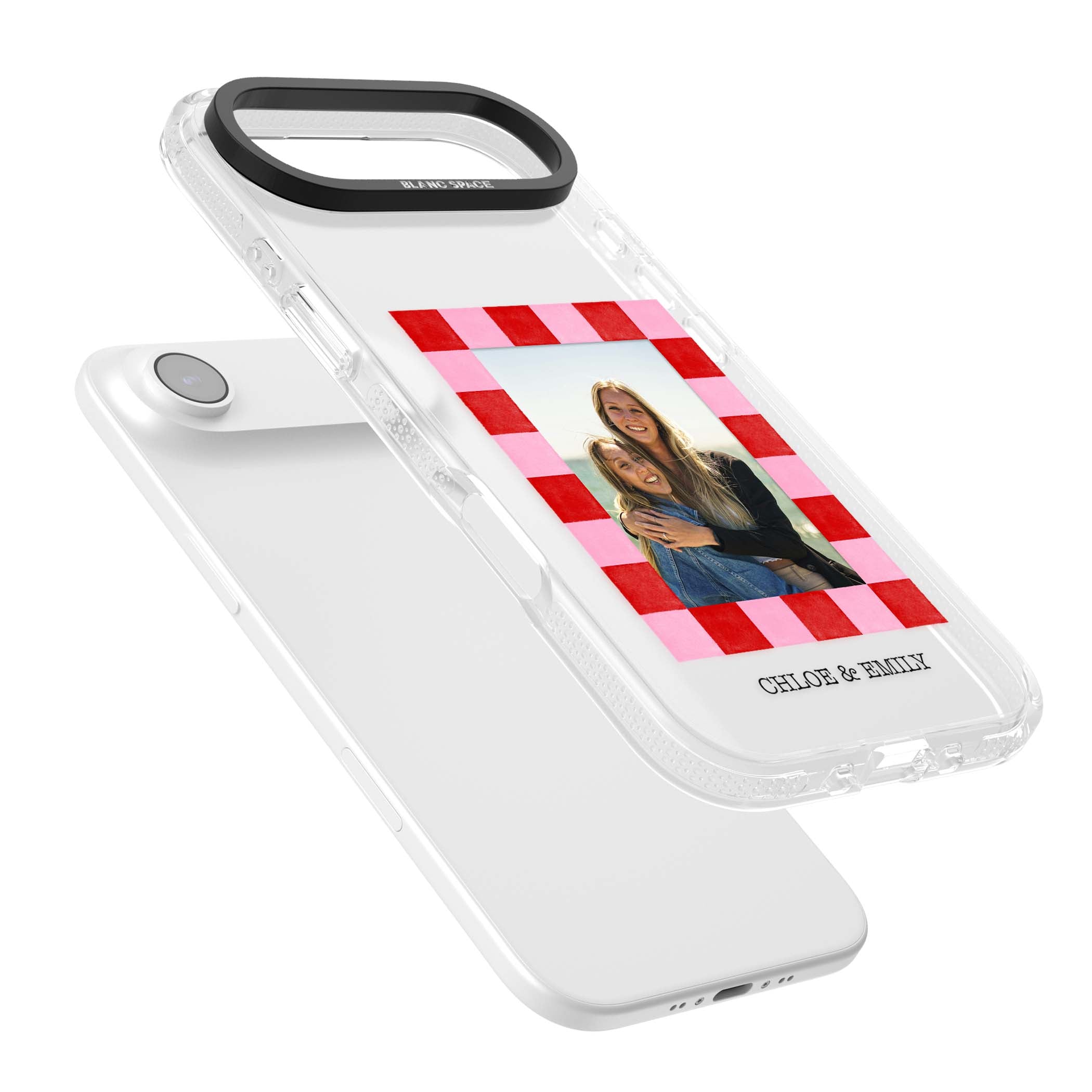 Bubblegum Check Photo for her iPhone case | Clear Case Impact Air case for iPhone Air