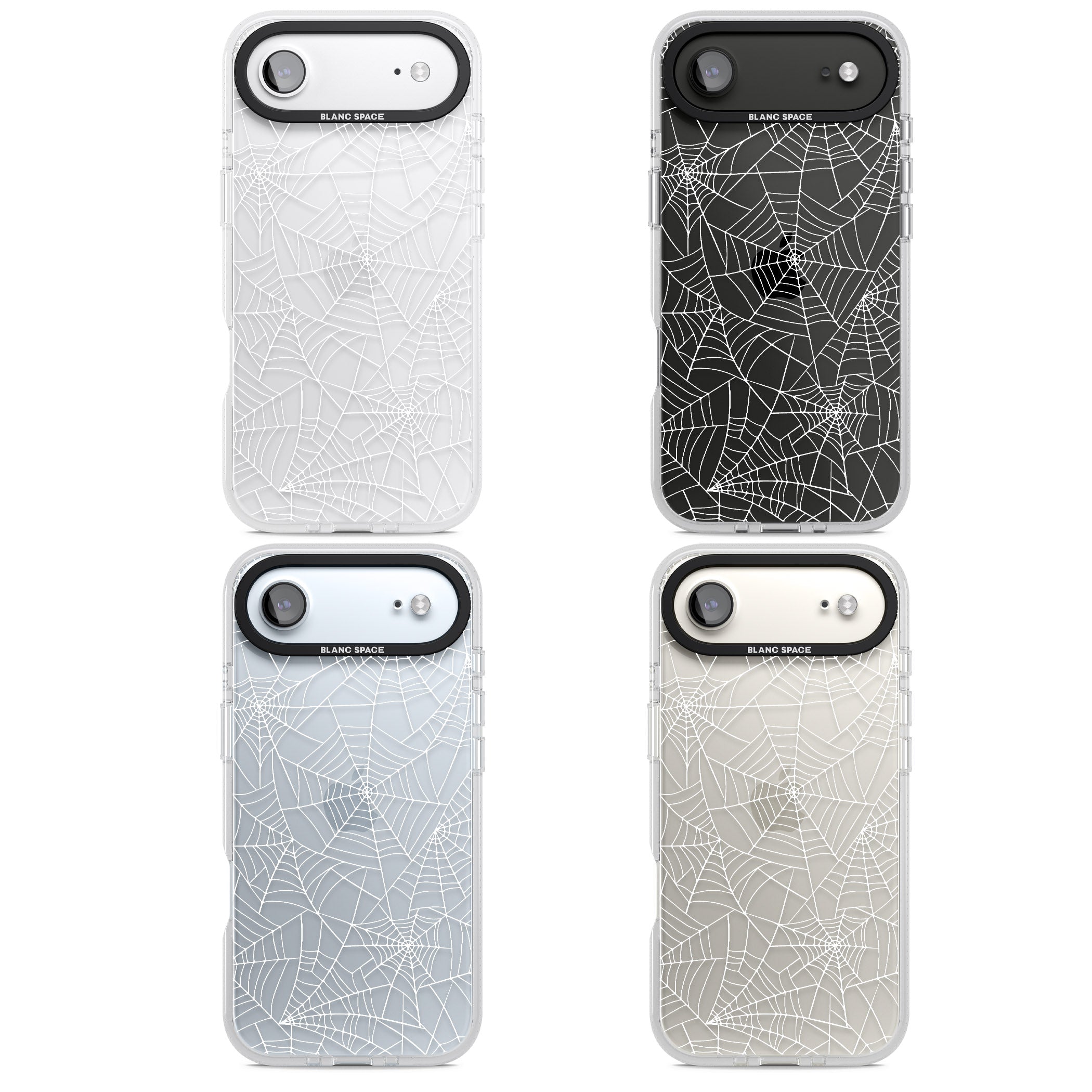 Personalised Spider Webs iPhone 17 Air Impact Air Clear Phone Case APT Impact Protection