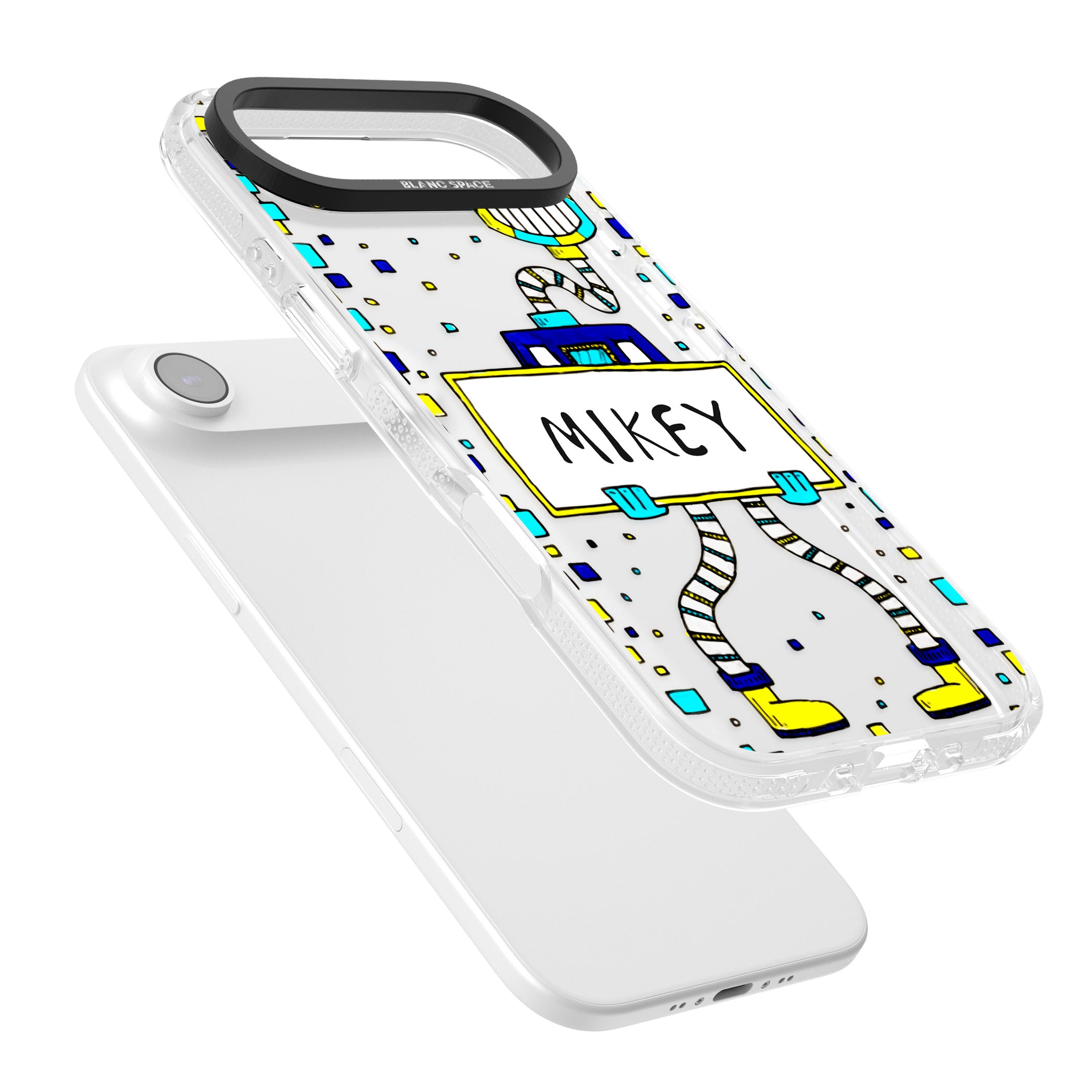 Personalised Tubes Guy iPhone 17 Air Impact Air Clear Phone Case Colours