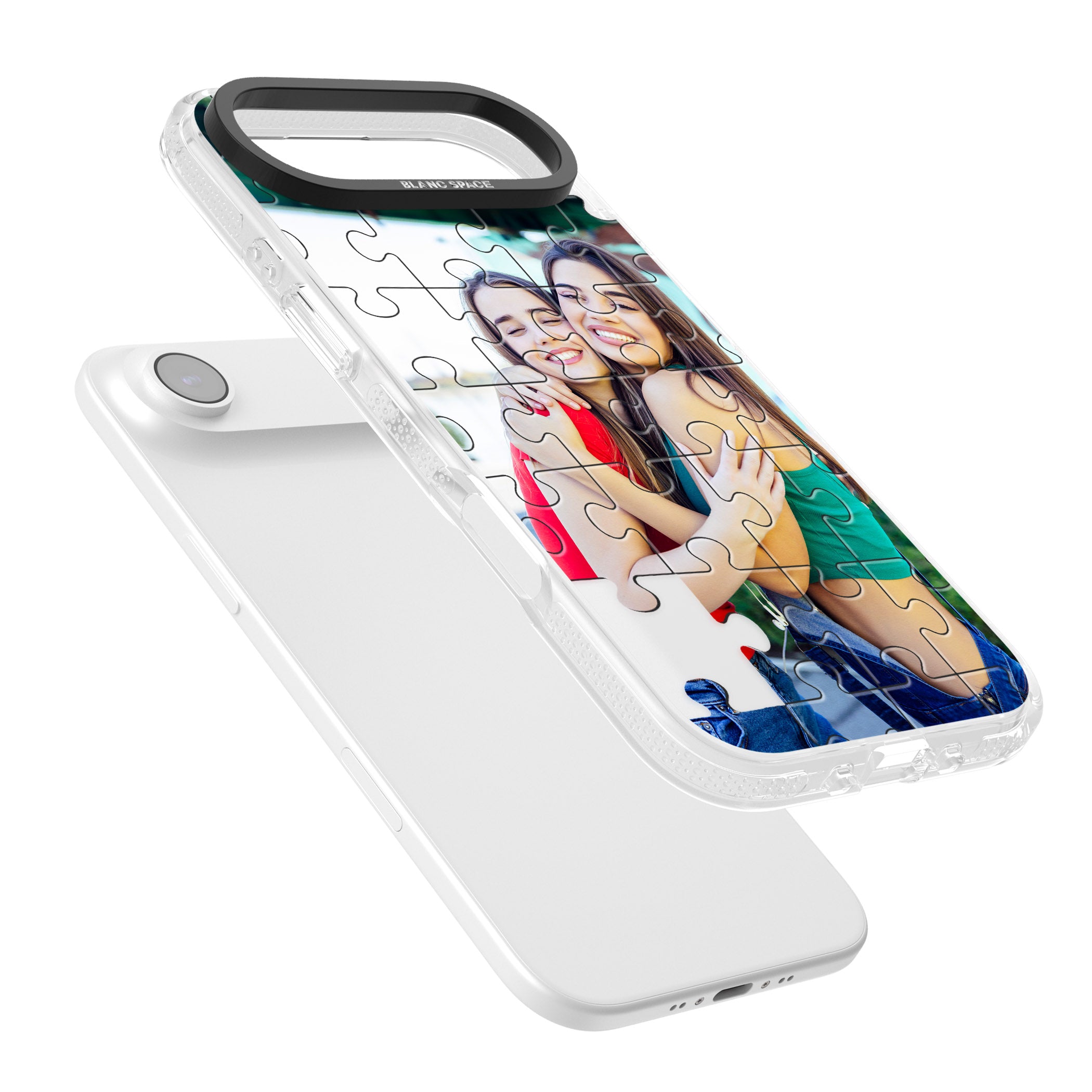 Personalised Jigsaw Puzzle Photo iPhone 17 Air Impact Air Clear Phone Case Colours