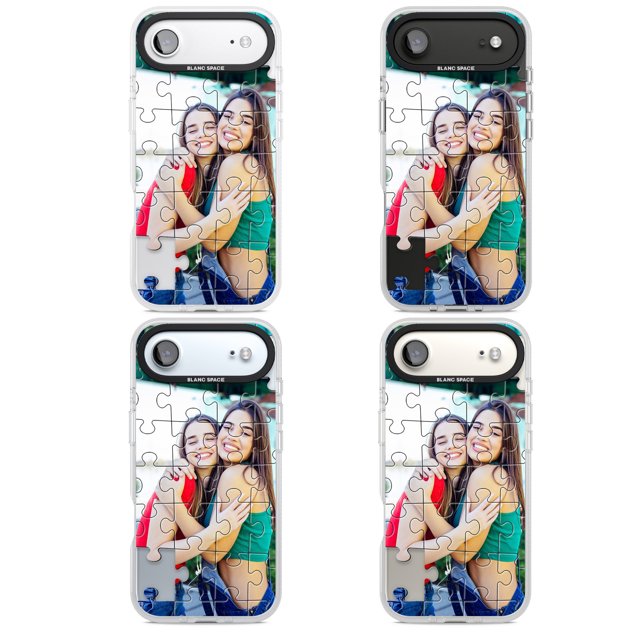 Personalised Jigsaw Puzzle Photo iPhone 17 Air Impact Air Clear Phone Case APT Impact Protection