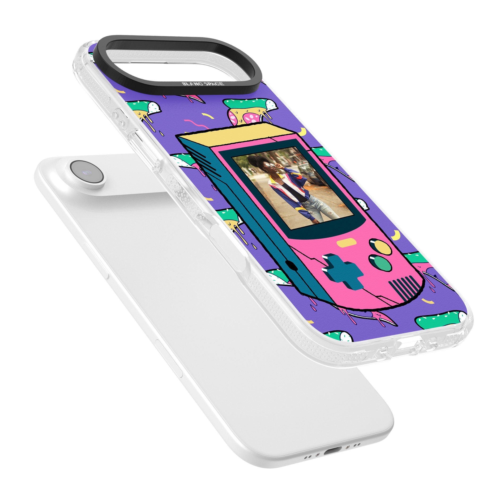 Personalised Retro Game Photo Case iPhone 17 Air Impact Air Clear Phone Case Colours