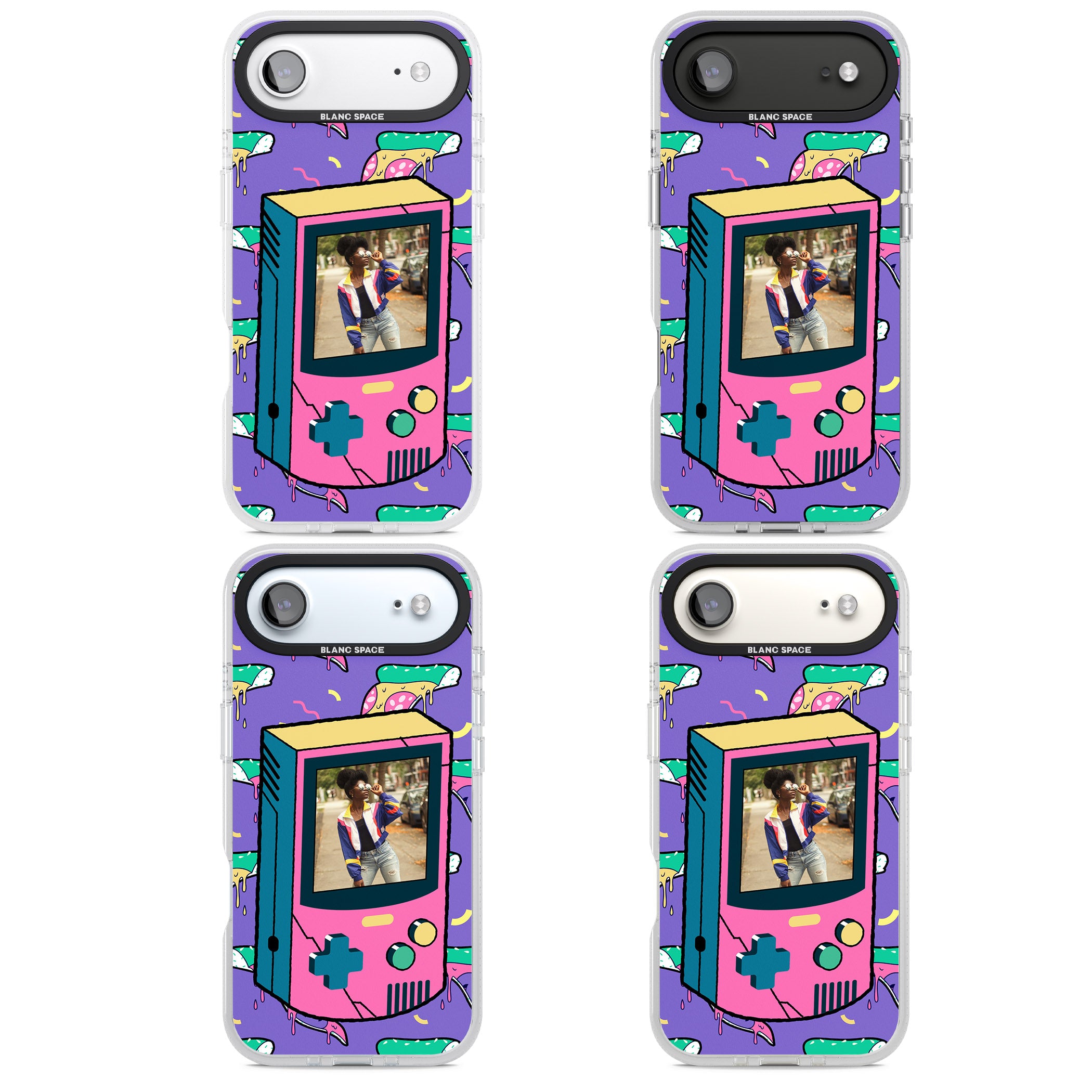 Personalised Retro Game Photo Case iPhone 17 Air Impact Air Clear Phone Case APT Impact Protection