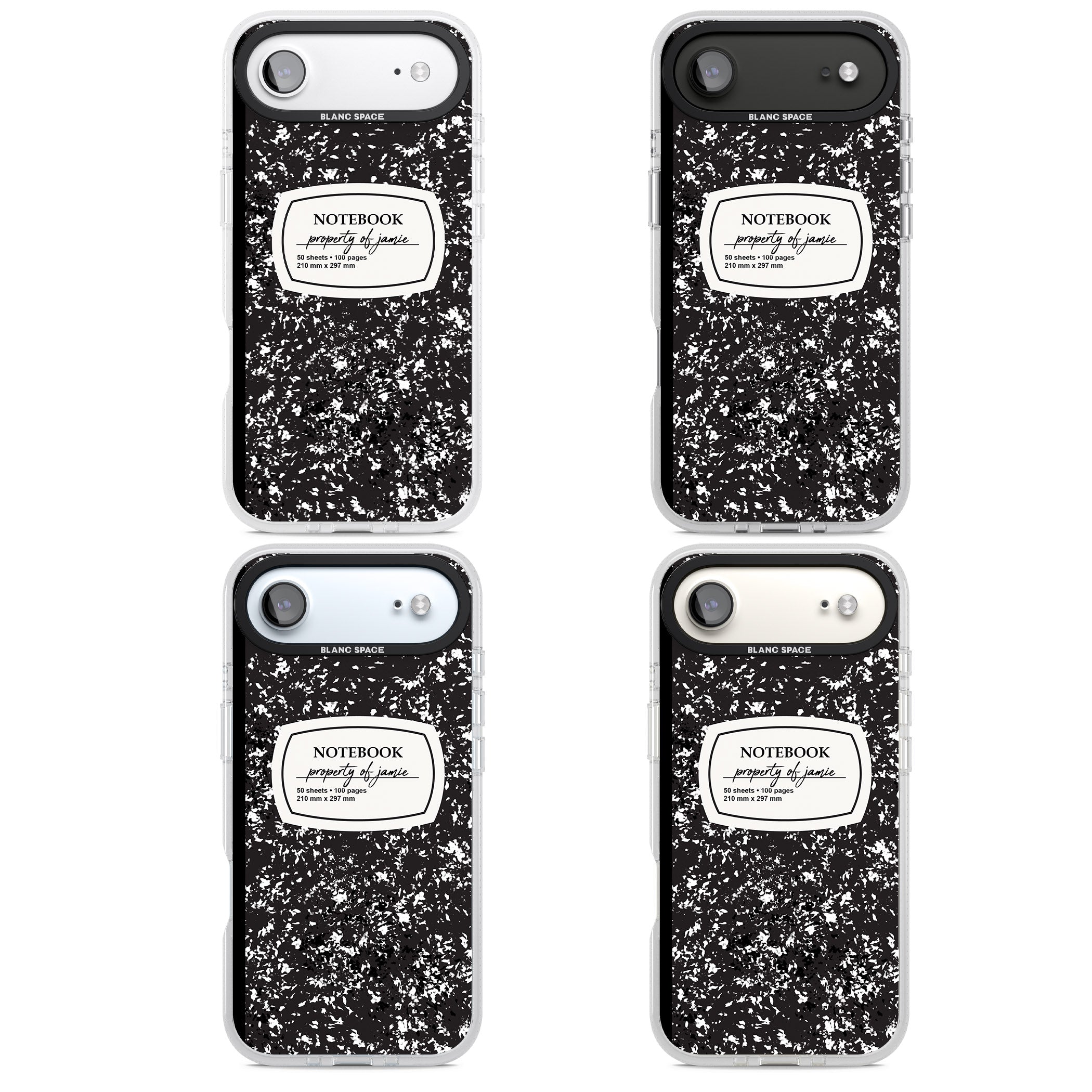 Personalised Classic Composition iPhone 17 Air Impact Air Clear Phone Case APT Impact Protection