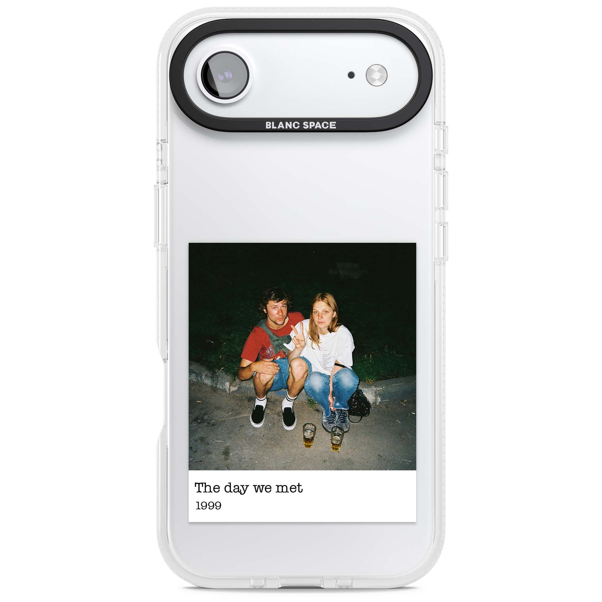 Photo Memory minimal iPhone case | Clear Case Impact Air case for iPhone Air