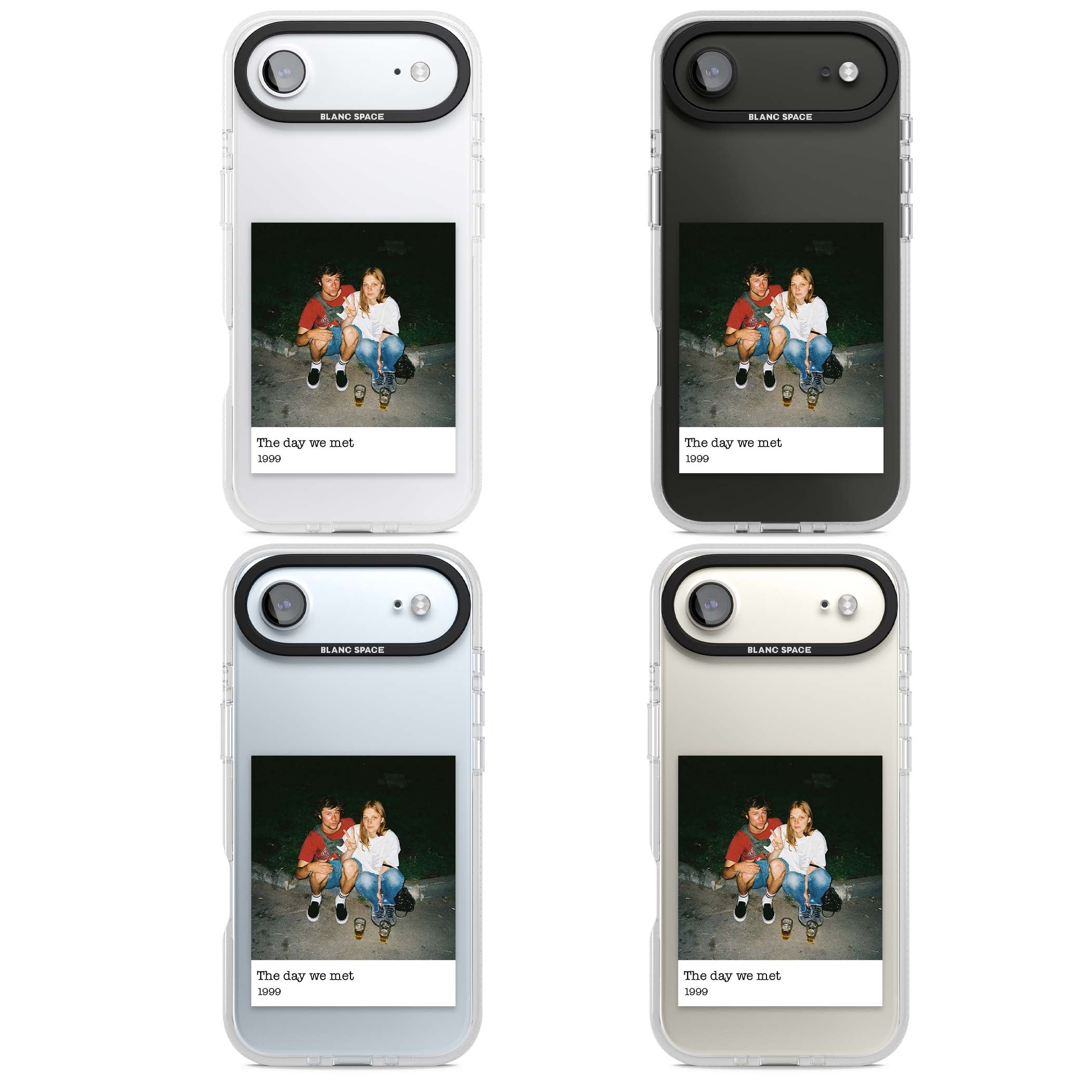 Photo Memory minimal iPhone case | Clear Case Impact Air case for iPhone Air