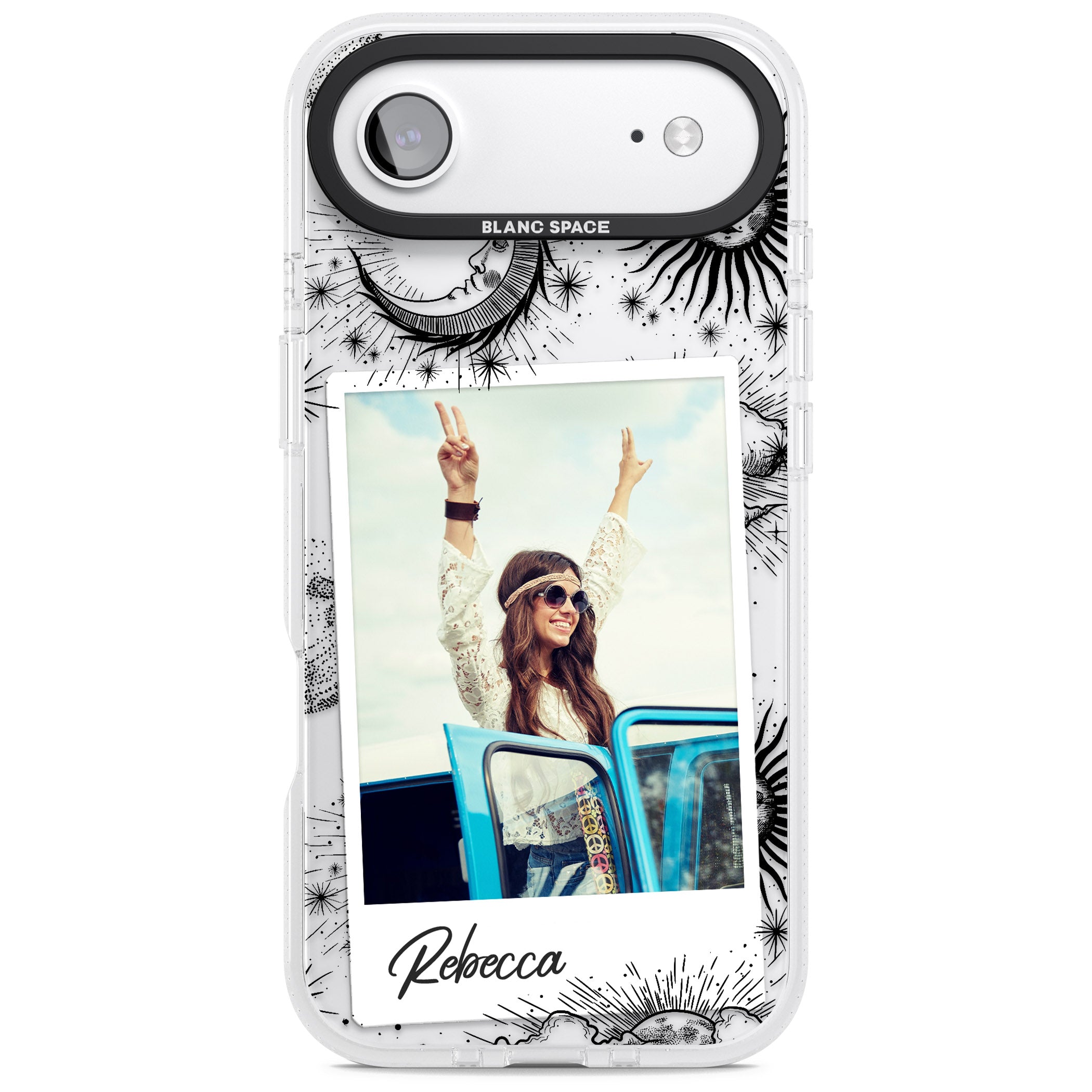 Personalised Astrology Instant Photo iPhone 17 Air Impact Air Clear Phone Case